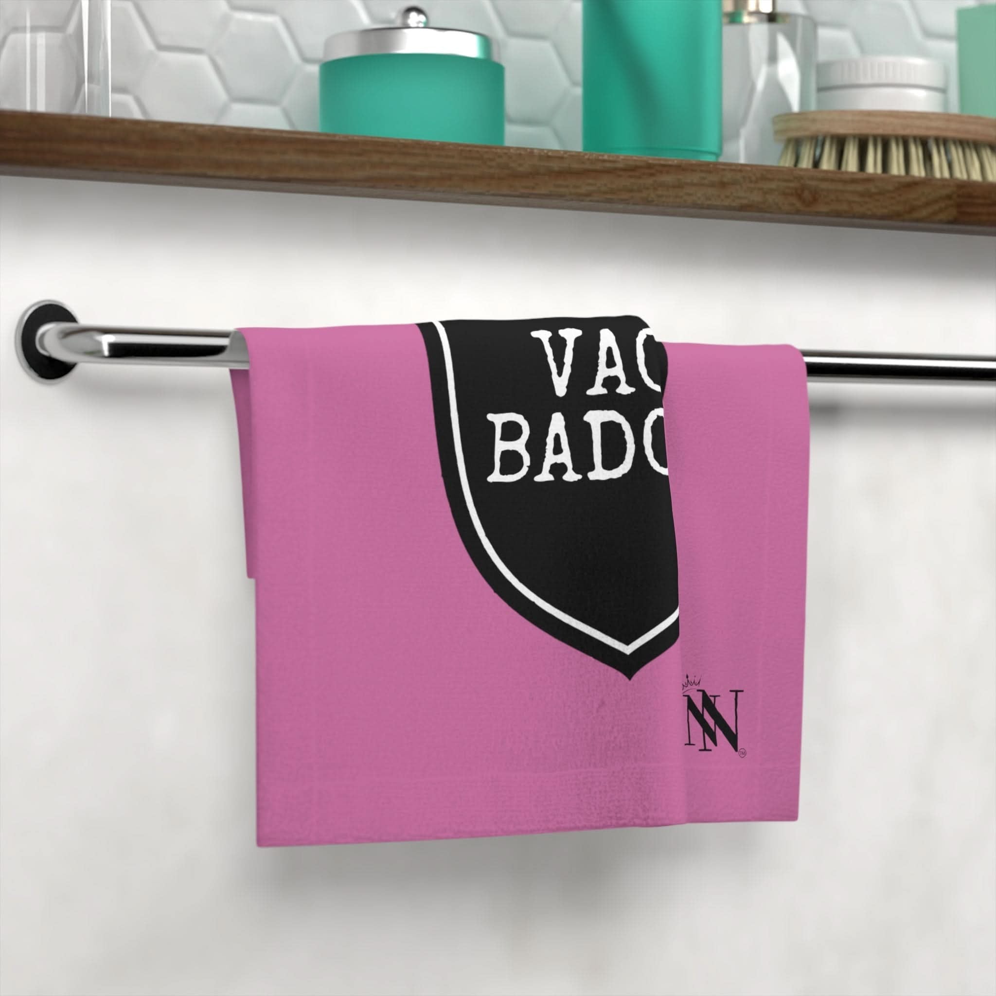Vag Badge Pink | Mix & Match Lils’ Fun-Flirty Lovers’ Towels