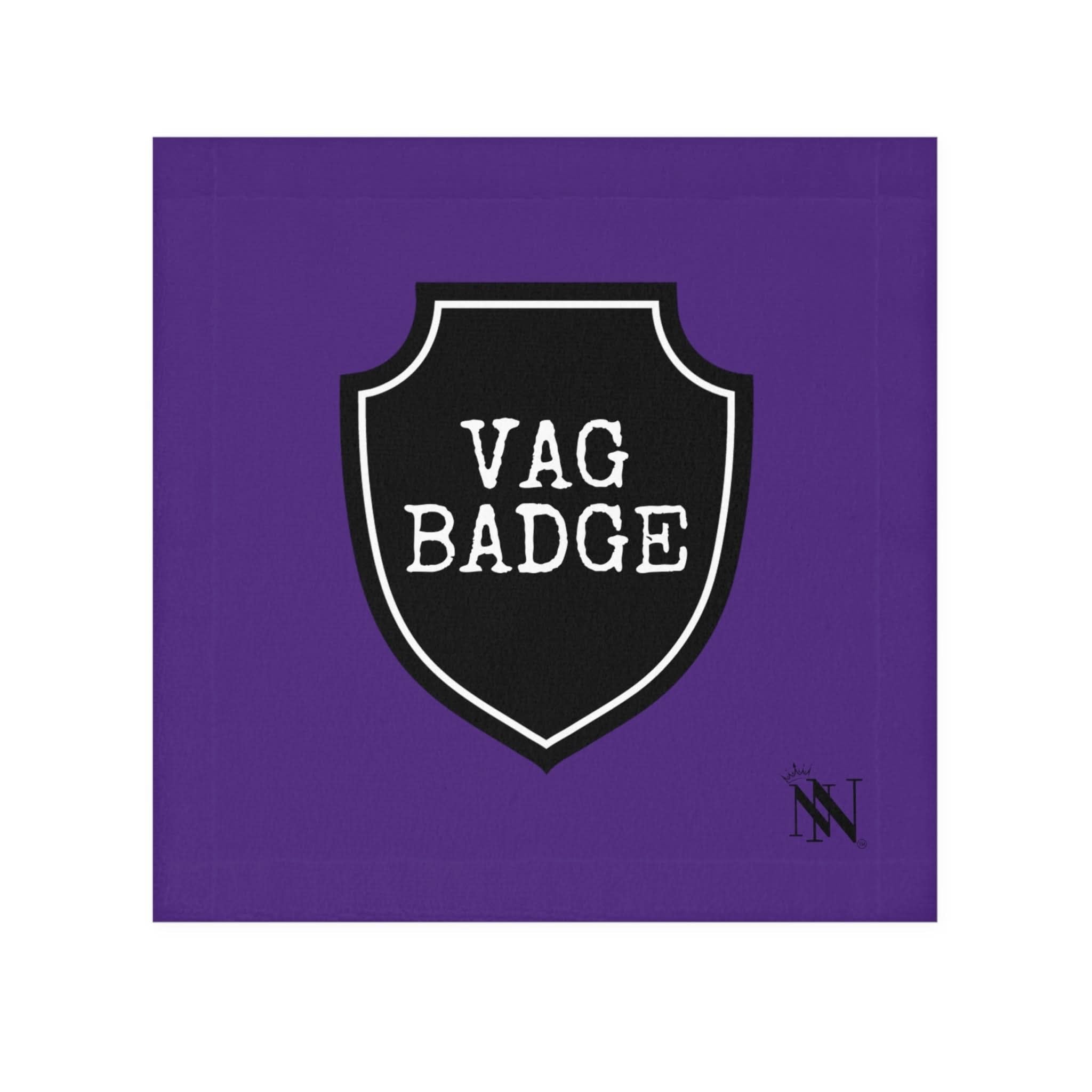 Vag Badge Purple | Mix & Match Lils’ Fun-Flirty Lovers’ Towels