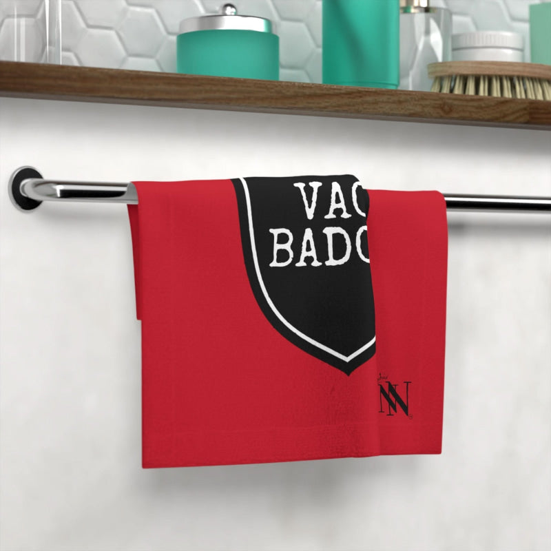 Vag Badge Red | Mix & Match Lils’ Fun-Flirty Lovers’ Towels