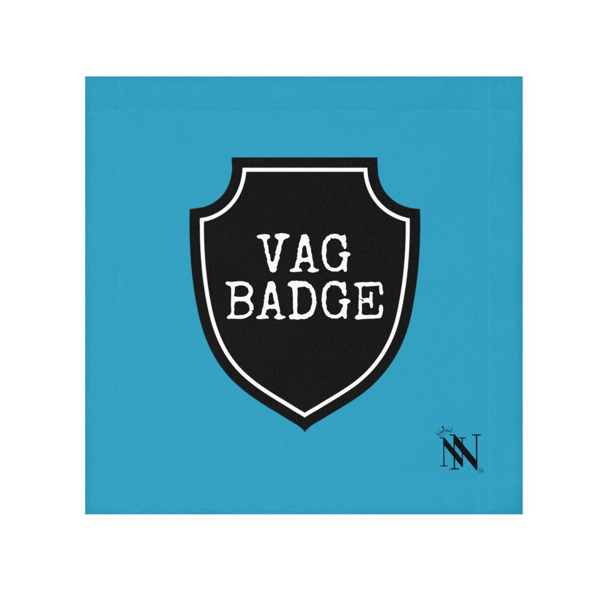 Vag Badge Teal | Mix & Match Lils’ Fun-Flirty Lovers’ Towels