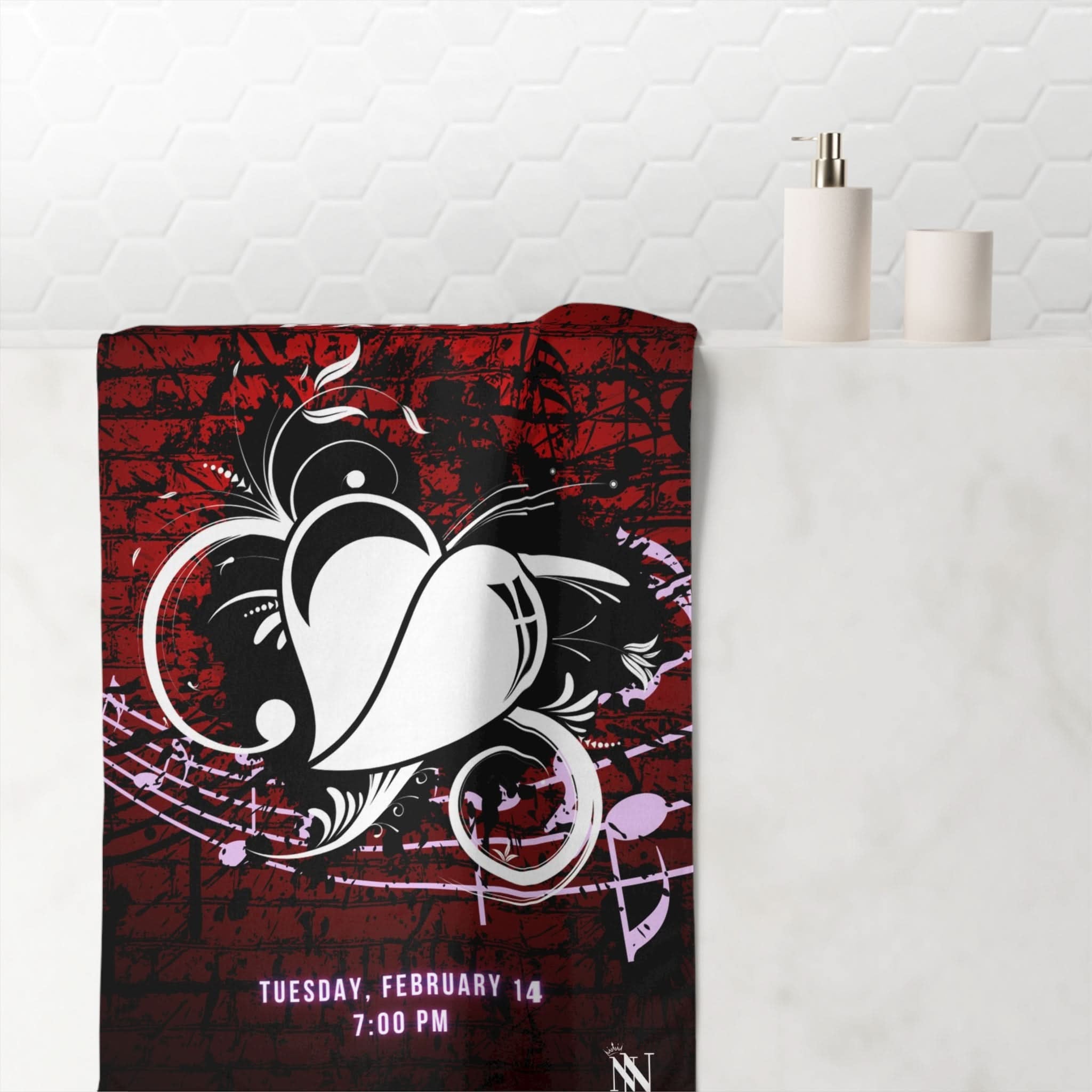 Valentine’s Day Party | Mix & Match Naughty XL Fun-Flirty Lovers’ Towels