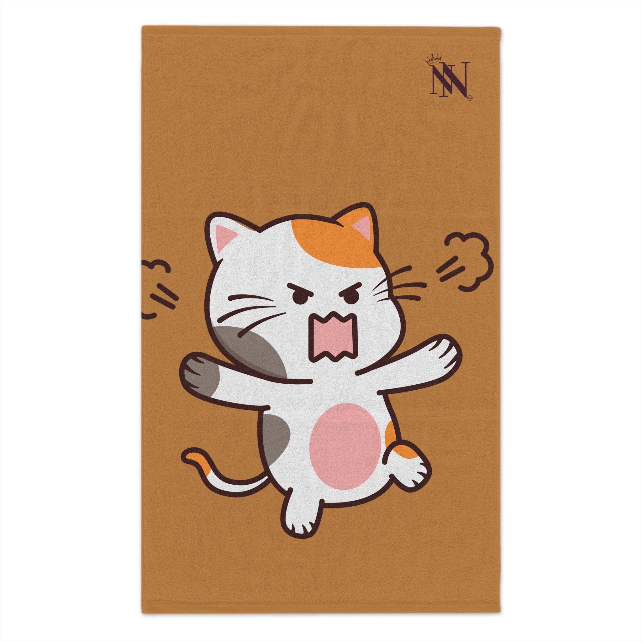 Vicious Kitty Light Brown | Mix & Match Soft Fun-Flirty Lovers’ Towels
