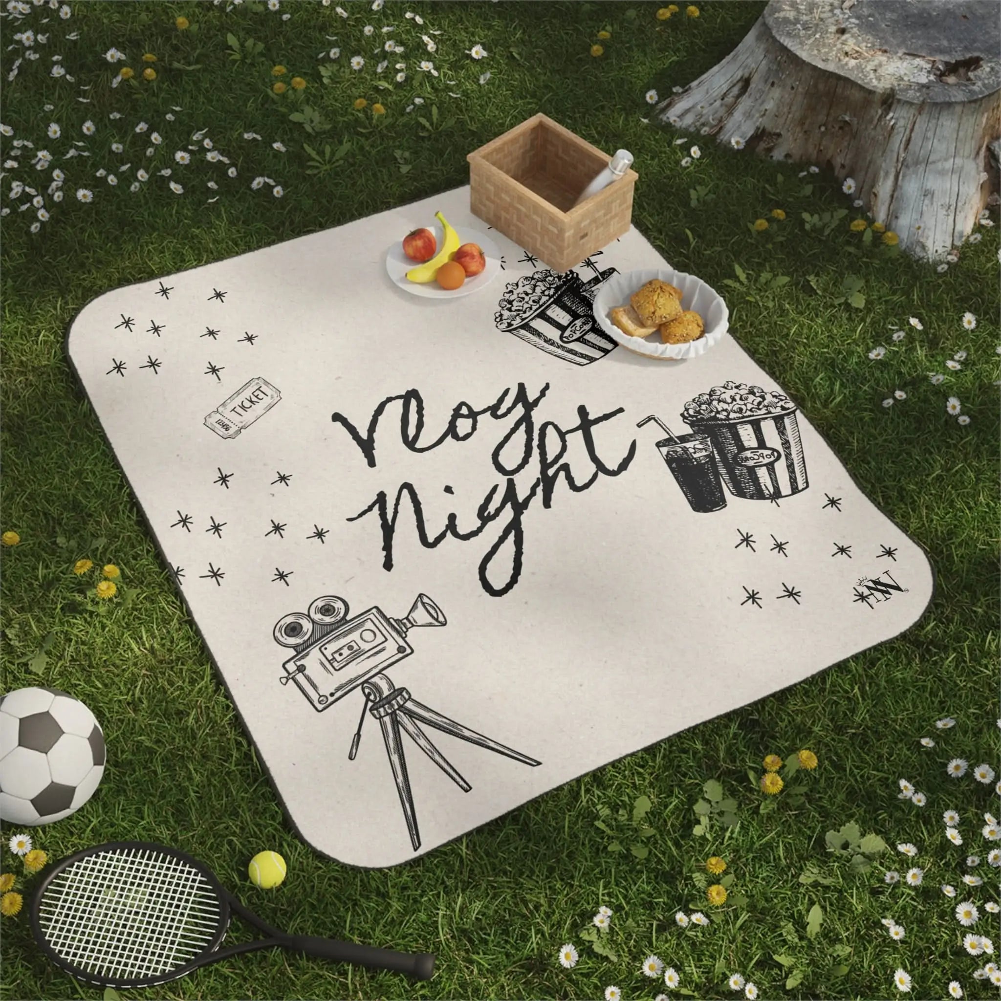 Vlog Night | Mix Match Fun-Flirty Lovers’ Water-Resistant Blankets