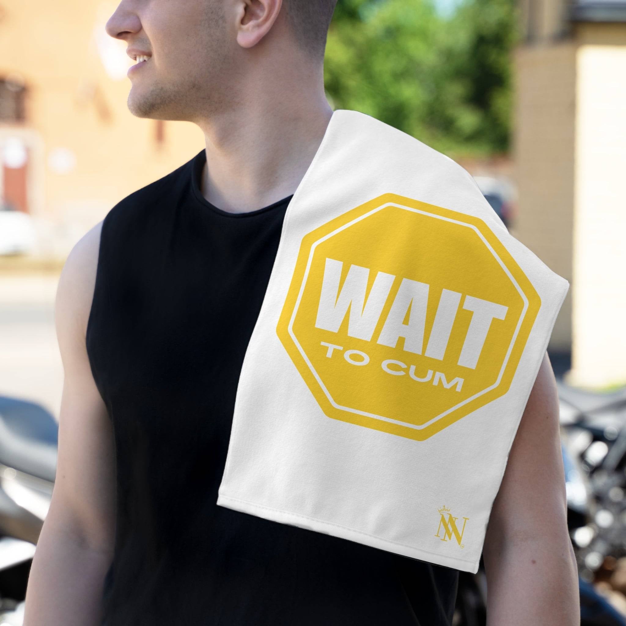 Wait to Cum | Mix & Match Soft Fun-Flirty Lovers’ Towels