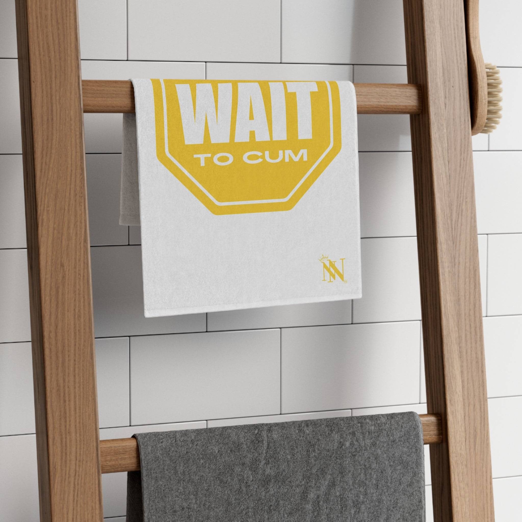 Wait to Cum | Mix & Match Soft Fun-Flirty Lovers’ Towels