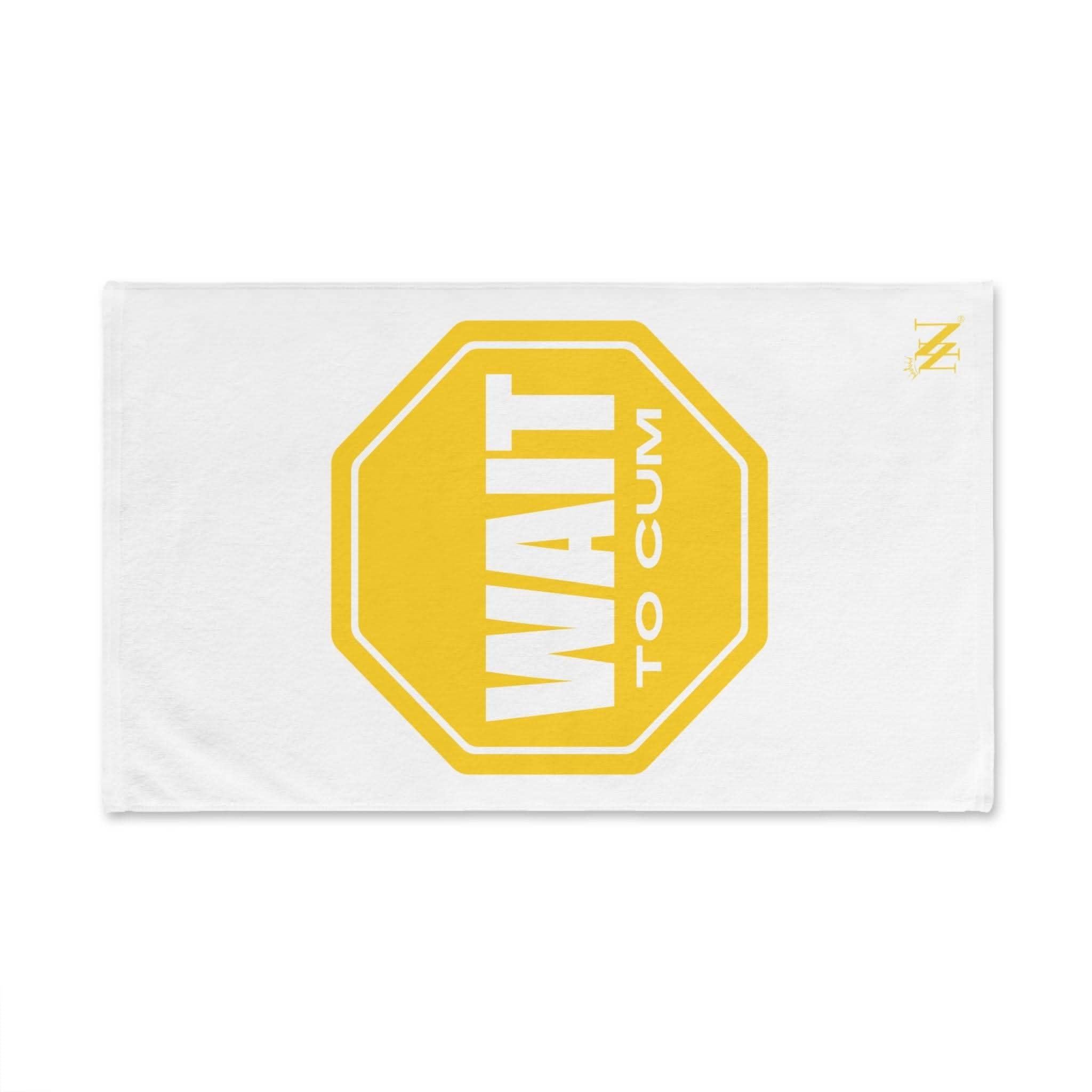 Wait to Cum Sign | Mix & Match Original Fun-Flirty Lovers’ Towels