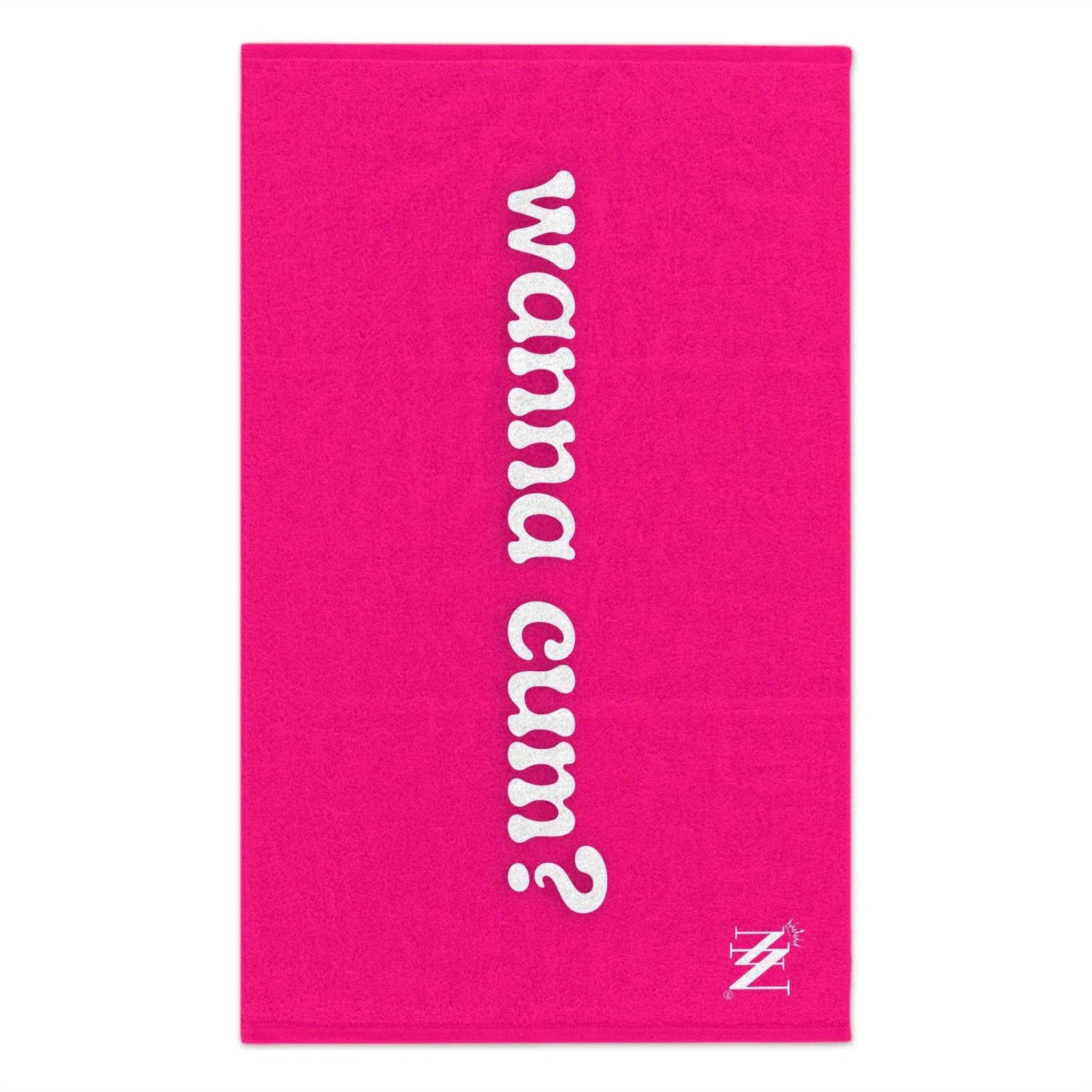 Wanna Cum? Pink Mix & Match Soft Sex Towels | Flirty Lovers’ Gifts