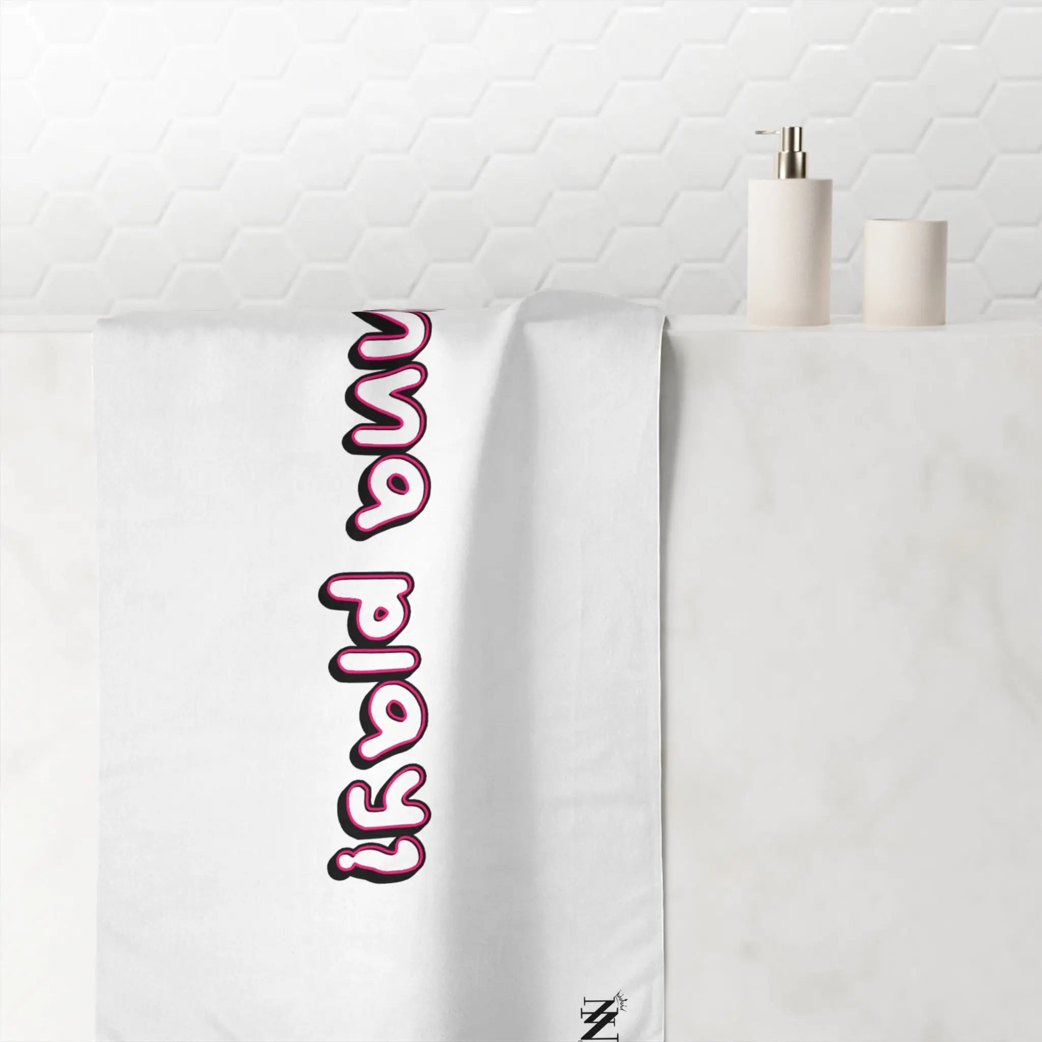 Wanna Play? | Mix & Match XL Fun-Flirty Lovers’ Towels