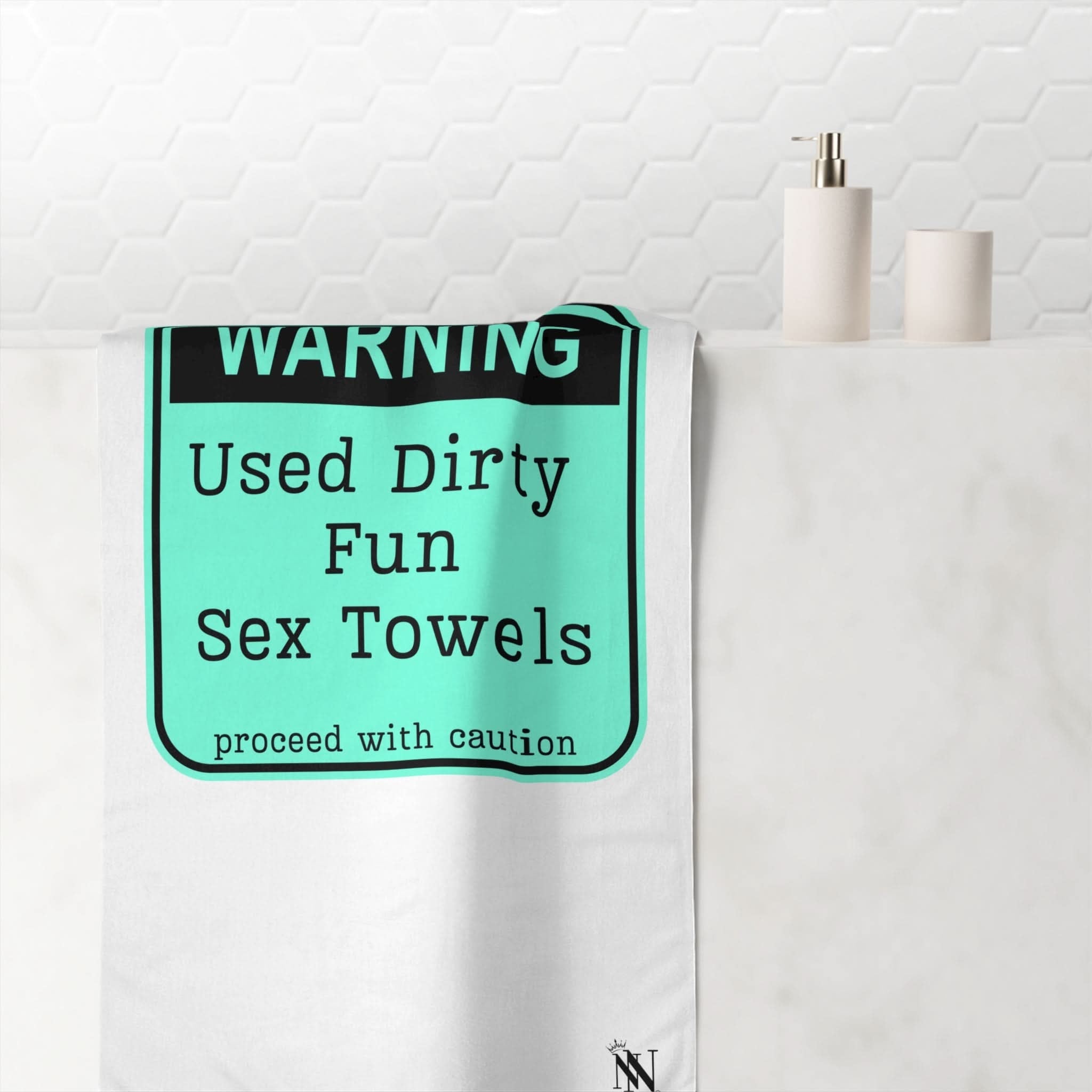 Warning: Used Dirty Sex Towels | Mix & Match Naughty XL Fun-Flirty Lovers’ Towels