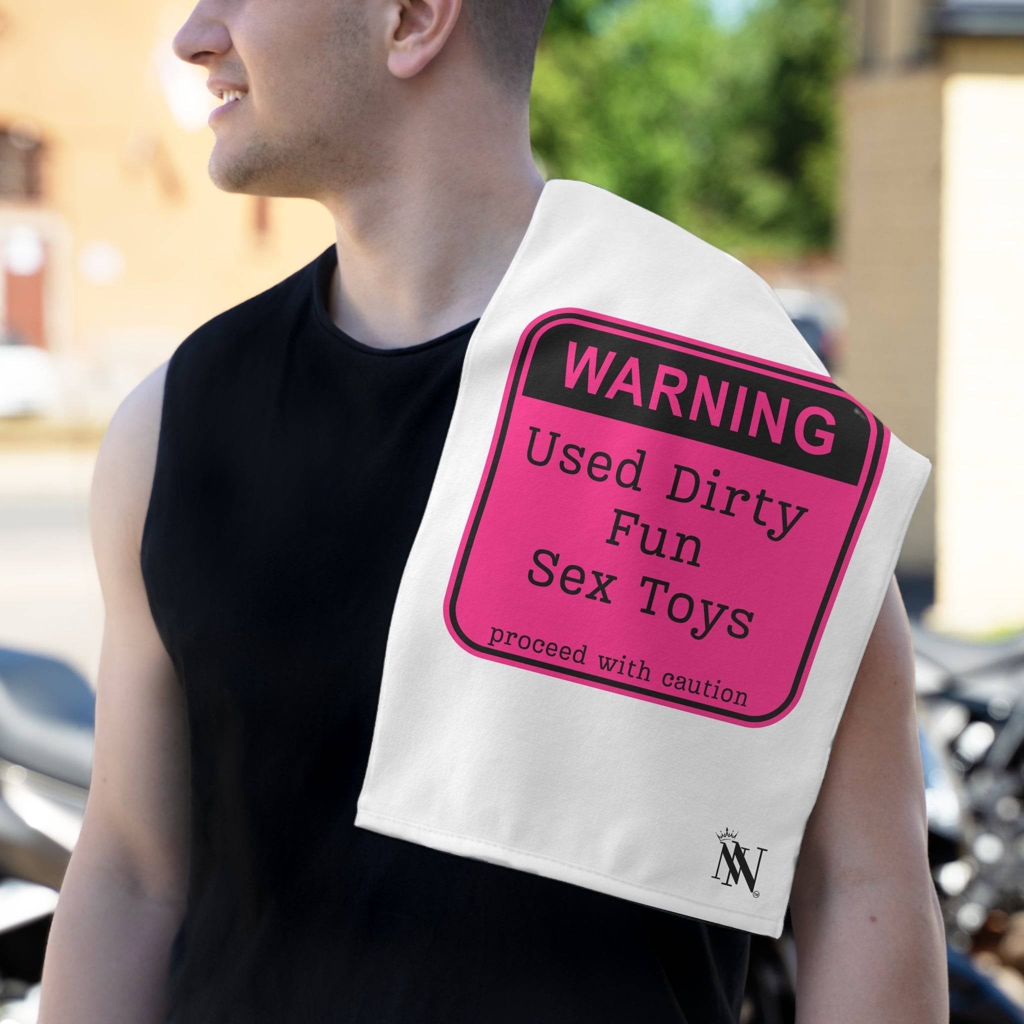 Warning: Used Dirty Sex Toys | Mix & Match Soft Fun-Flirty Lovers’ Towels