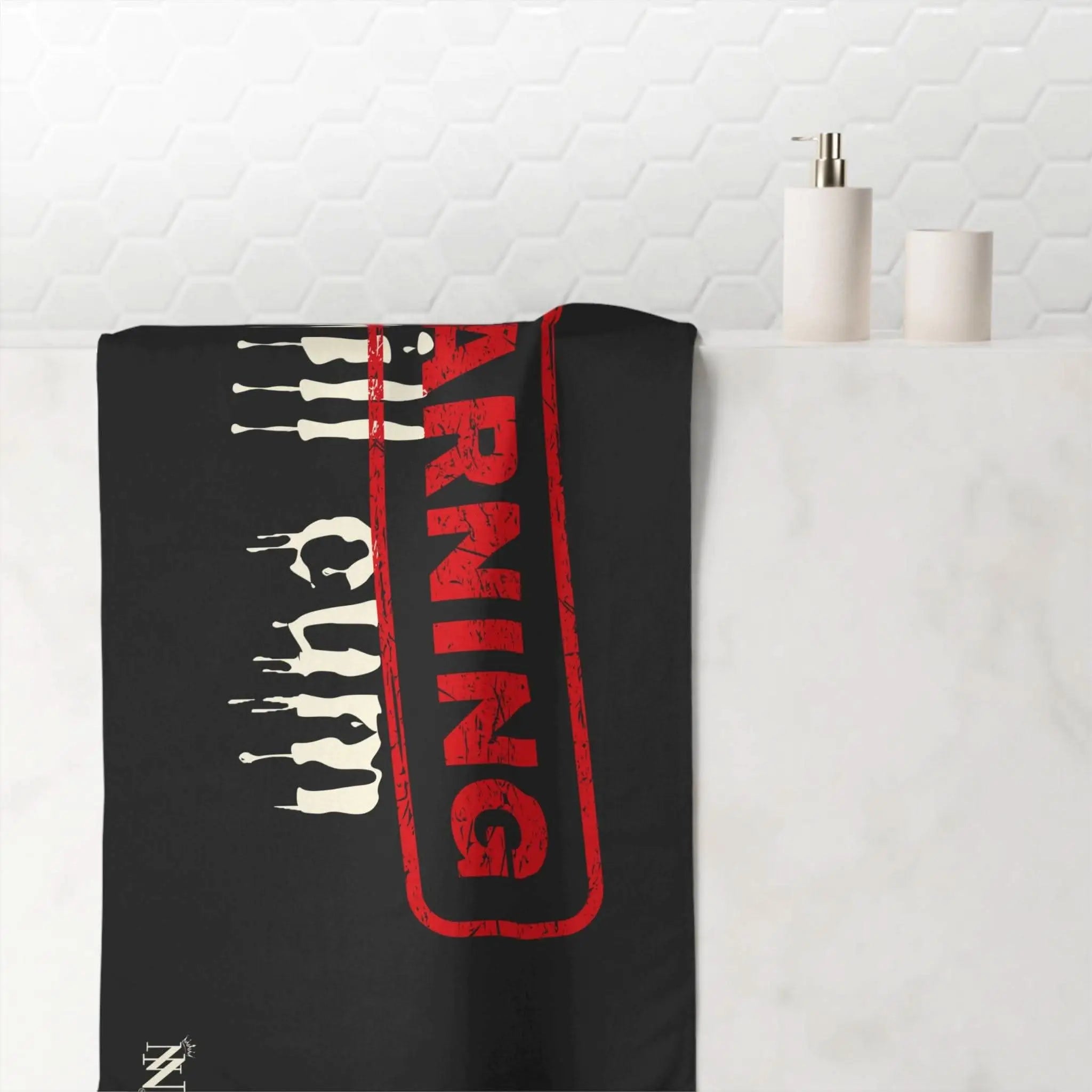 Warning: Will Cum | Mix & Match Naughty XL Fun-Flirty Lovers’ Towels