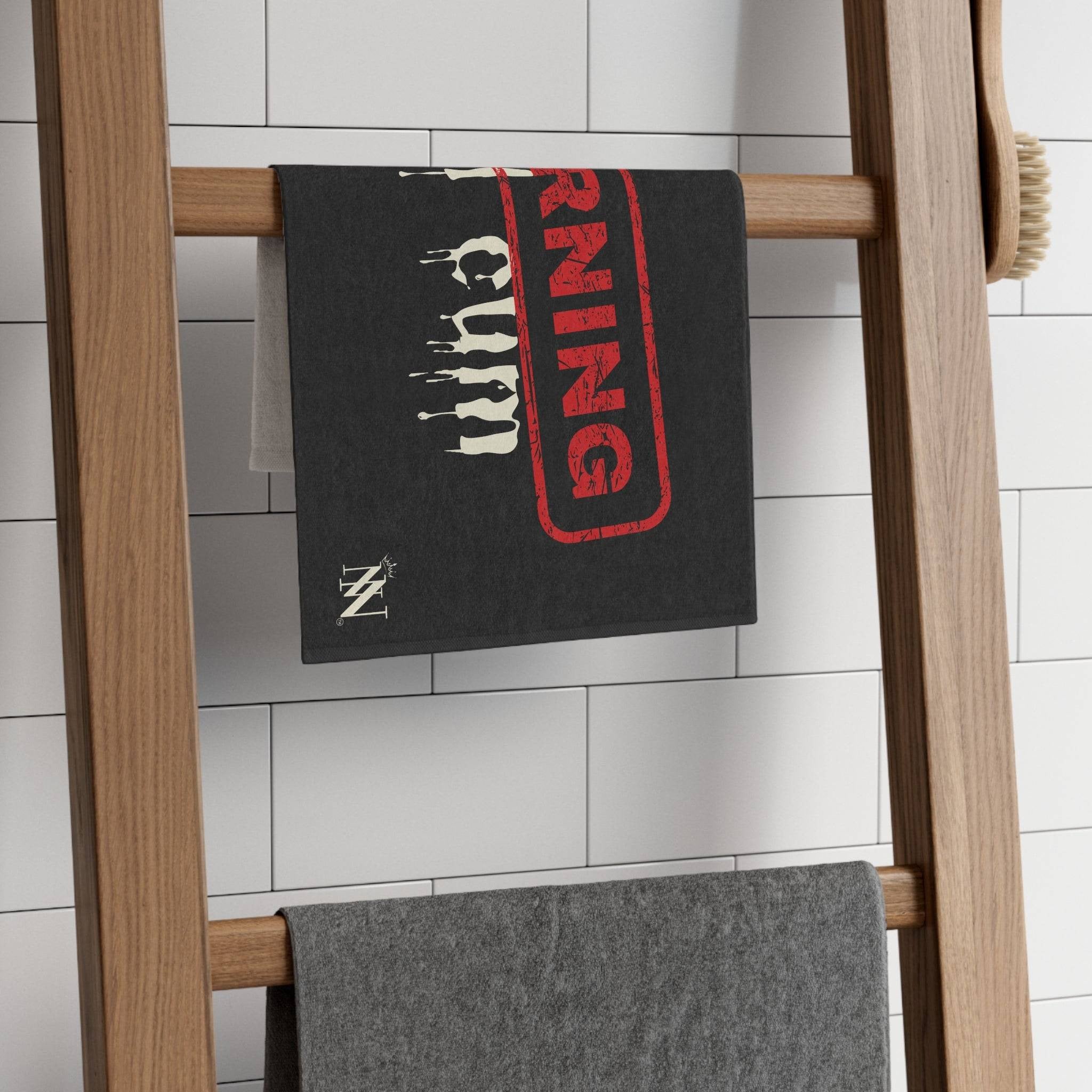 Warning: Will Cum | Mix & Match Soft Fun-Flirty Lovers’ Towels