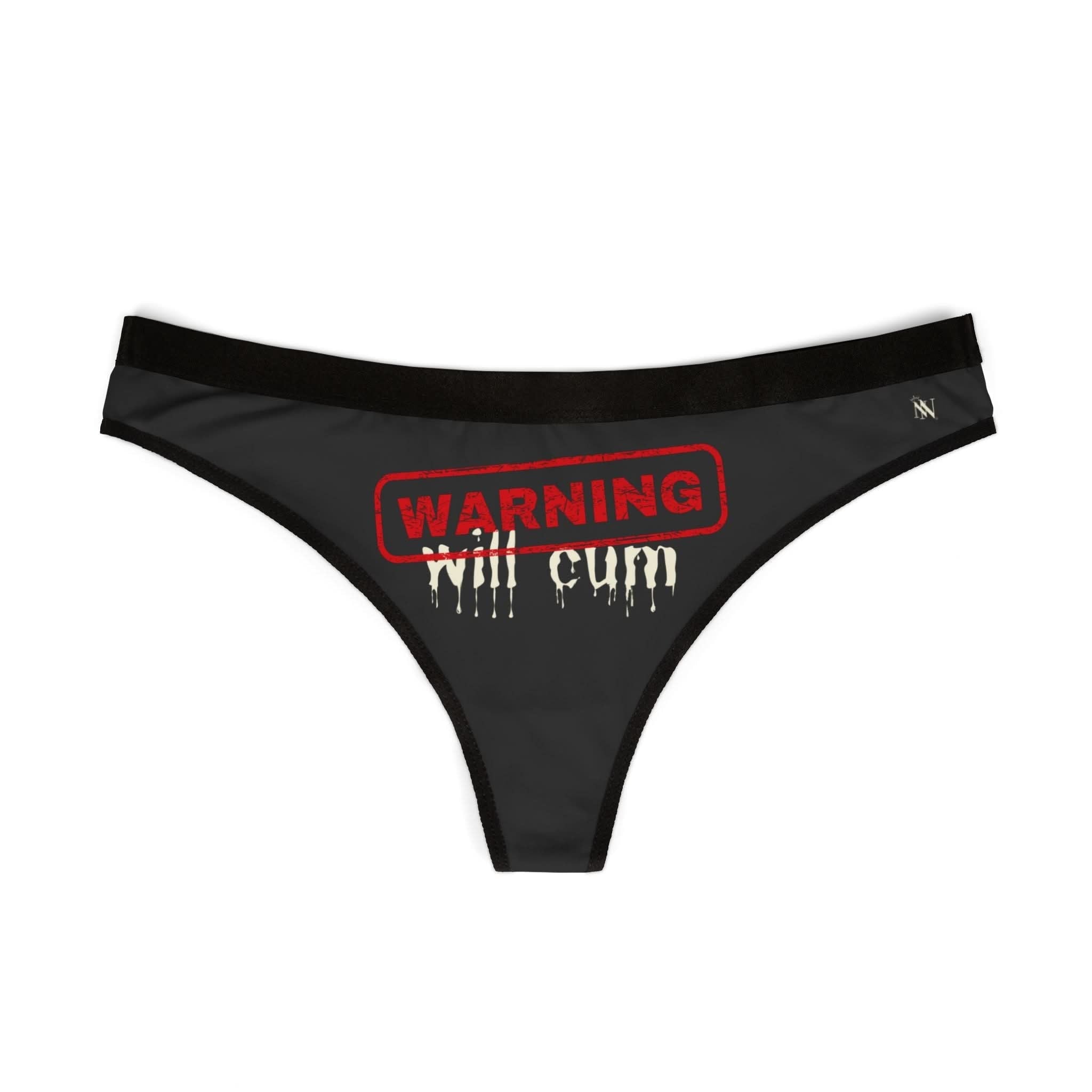 Warning: Will Cum | Mix & Match Women’s Fun-Flirty Lovers’ Thongs
