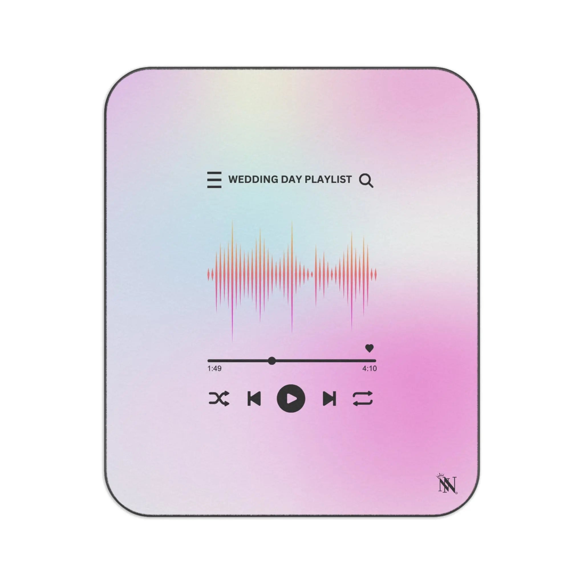 Wedding Day Playlist | Mix Match Fun-Flirty Lovers’ Water-Resistant Blankets