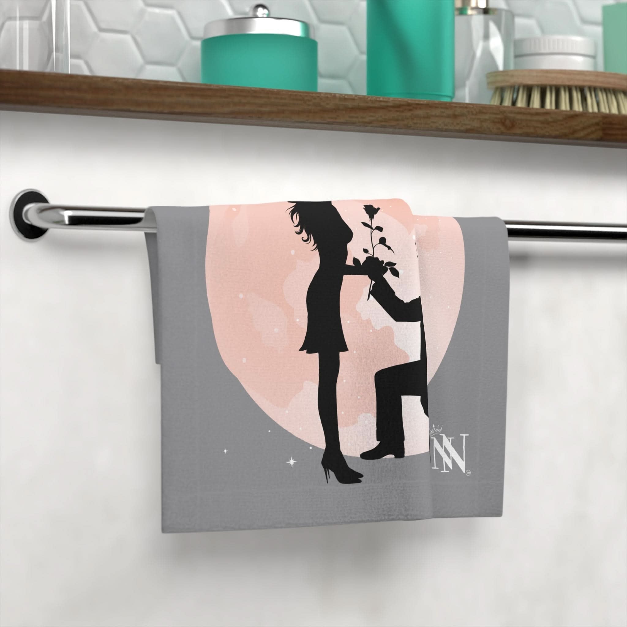 Wedding Proposal Grey | Mix & Match Lils’ Fun-Flirty Lovers’ Towels