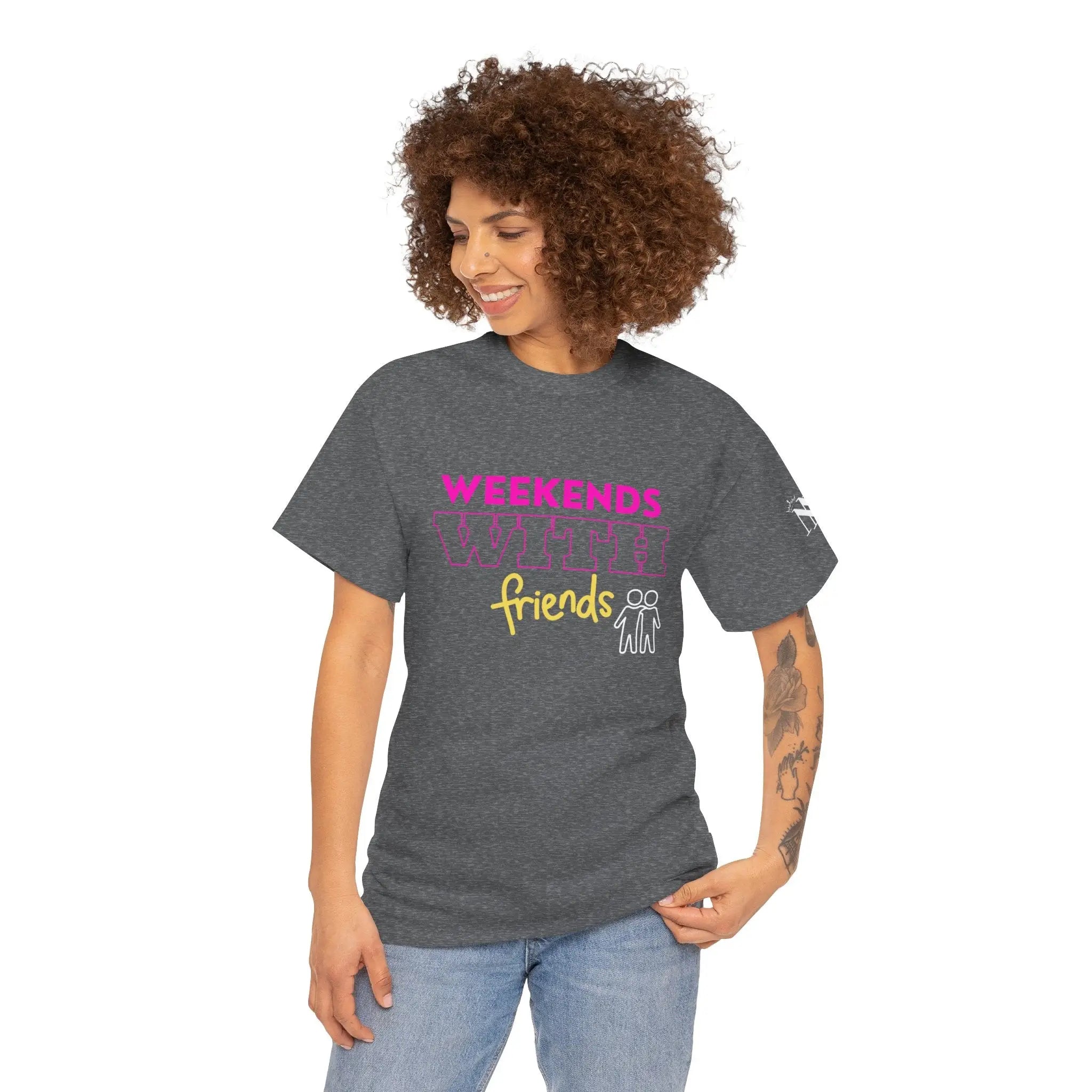 Weekends with Friends | Mix & Match 100% Cotton Unisex Fun-Flirty Lovers’ Tees