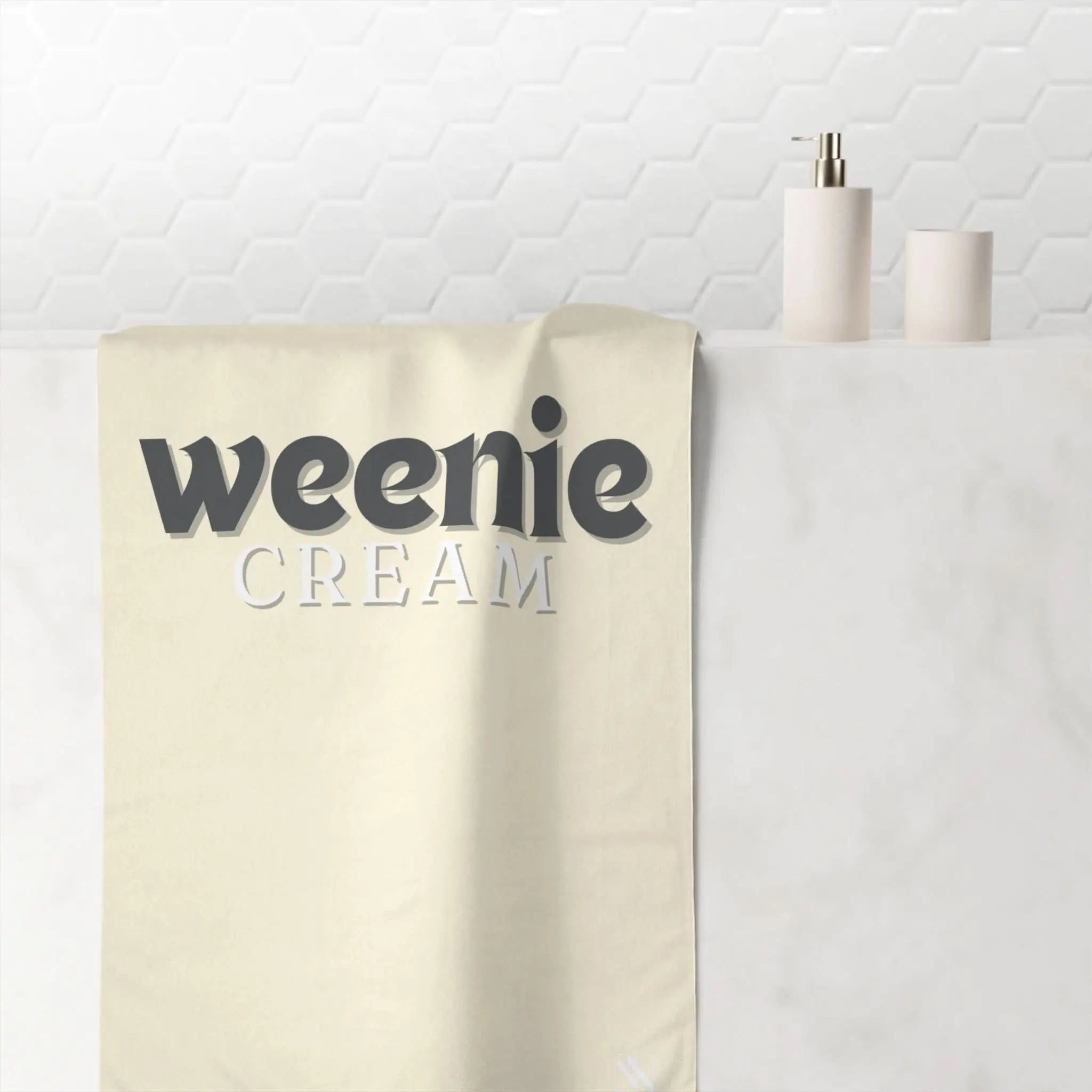 Weenie Cream | Mix & Match Naughty XL Fun-Flirty Lovers’ Towels