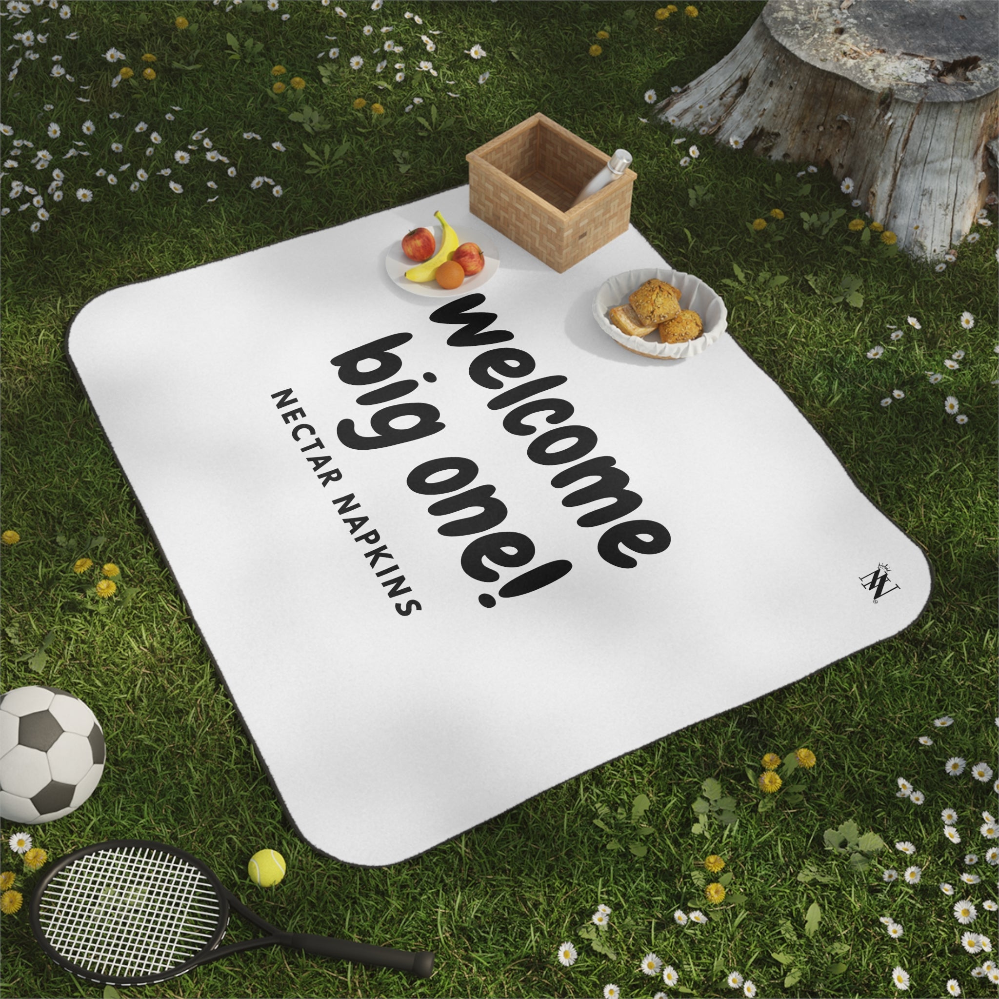 Welcome Big One! | Mix Match Fun-Flirty Lovers’ Water-Resistant Blankets