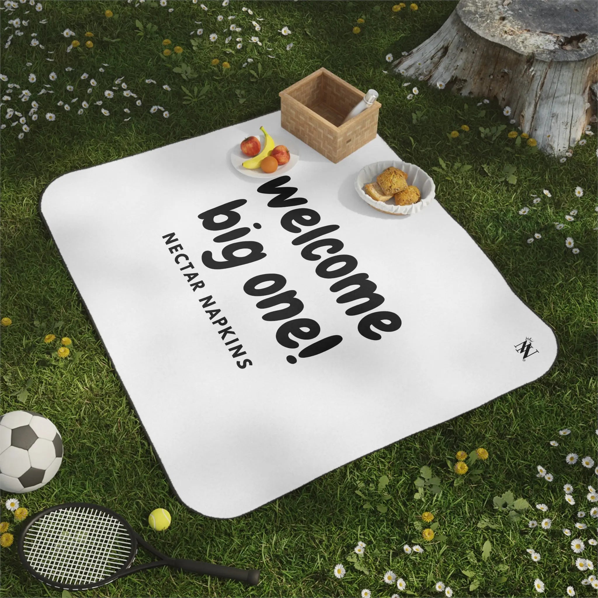 Welcome Big One! | Mix Match Fun-Flirty Lovers’ Water-Resistant Blankets