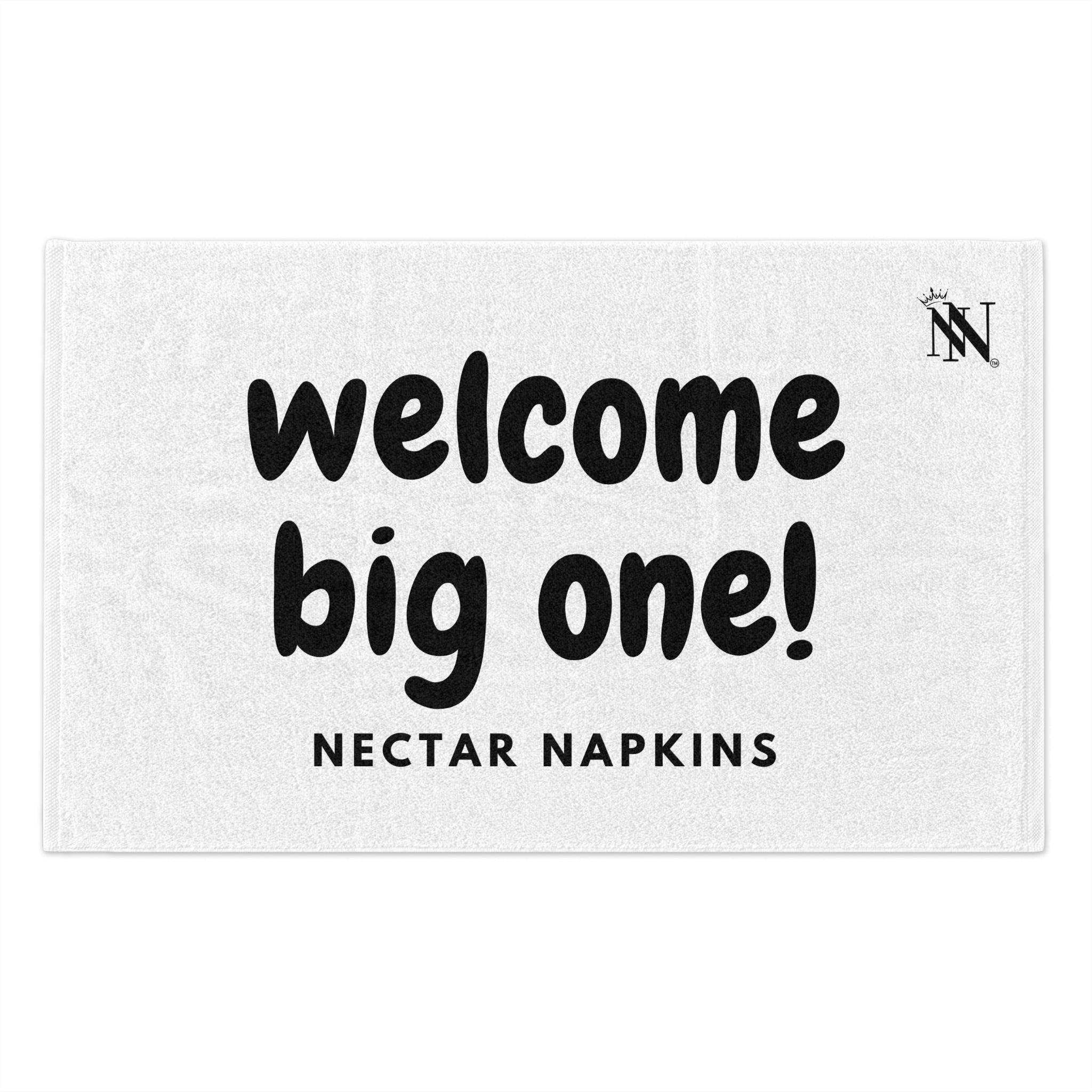 Welcome Big One! | Mix & Match Soft Fun-Flirty Lovers’ Towels