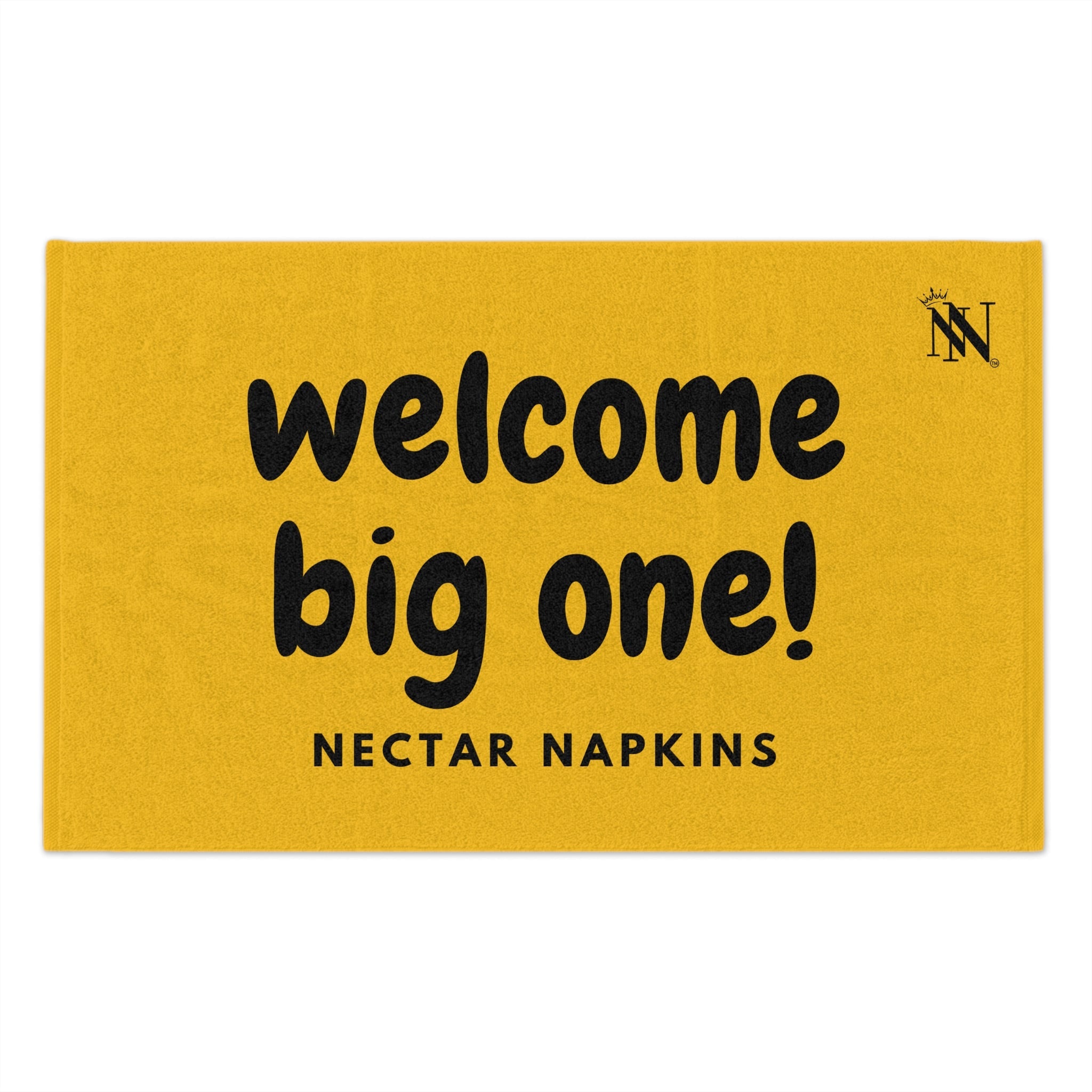 Welcome Big One! Yellow | Mix & Match Soft Fun-Flirty Lovers’ Towels