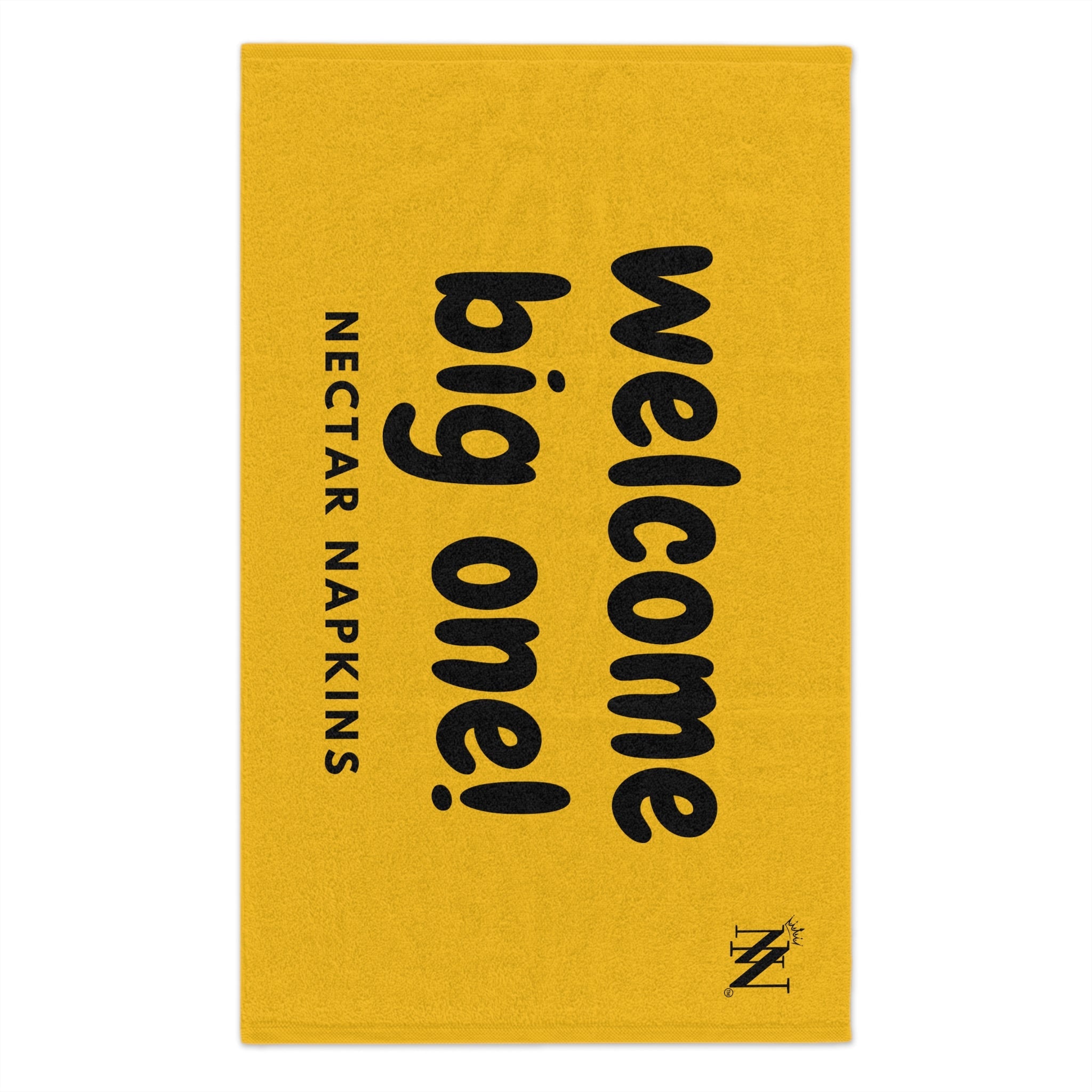 Welcome Big One! Yellow | Mix & Match Soft Fun-Flirty Lovers’ Towels