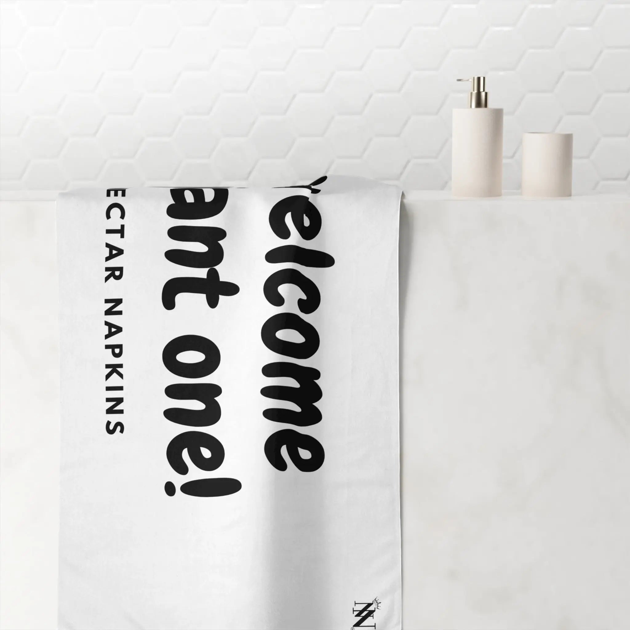Welcome Giant One! | Mix & Match Naughty XL Fun-Flirty Lovers’ Towels