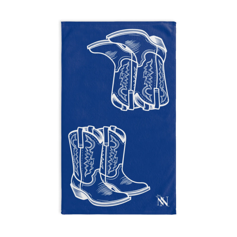 Western Boots Shareable Blue | Mix & Match Original Fun-Flirty Lovers’ Towels