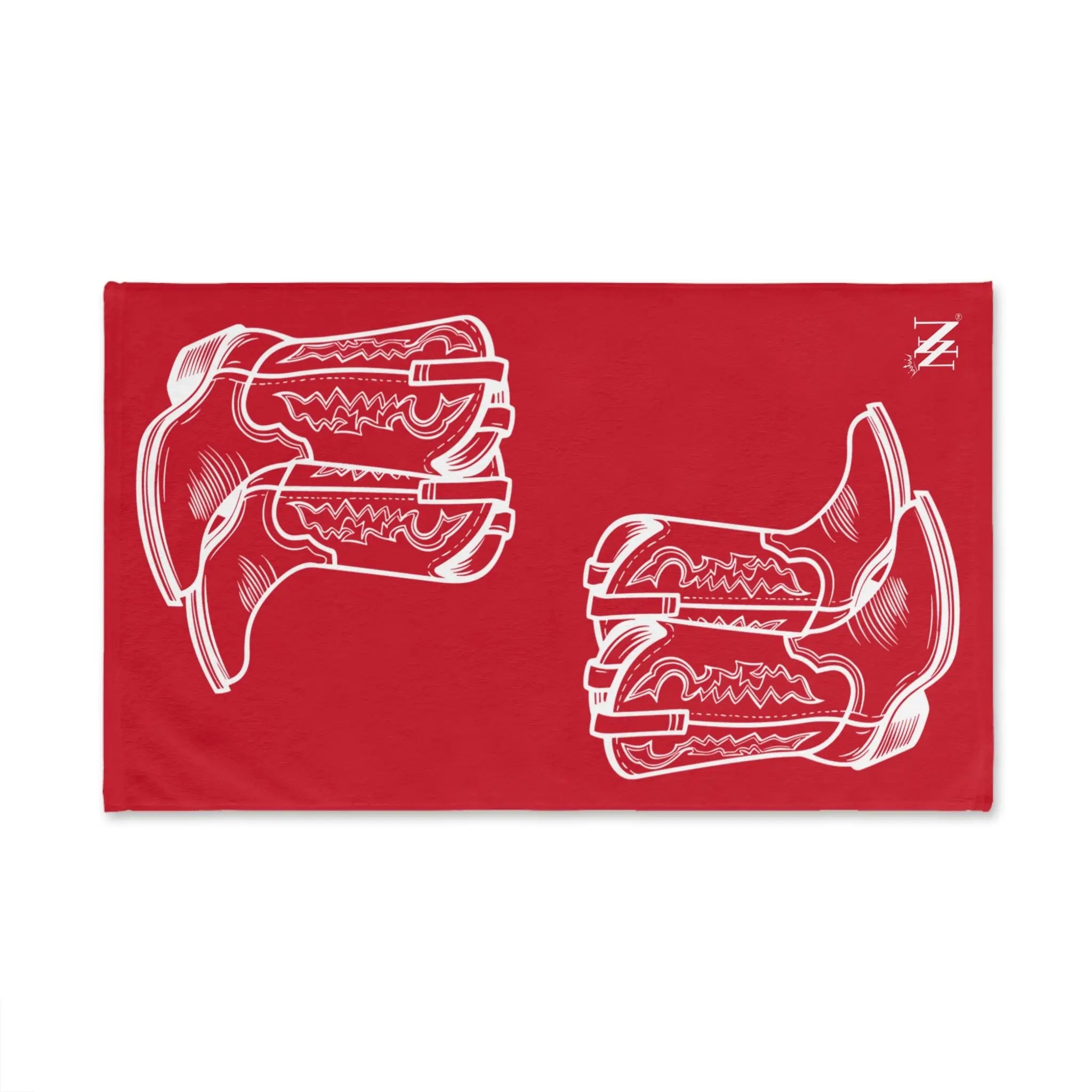 Western Boots Shareable Red | Mix & Match Original Fun-Flirty Lovers’ Towels