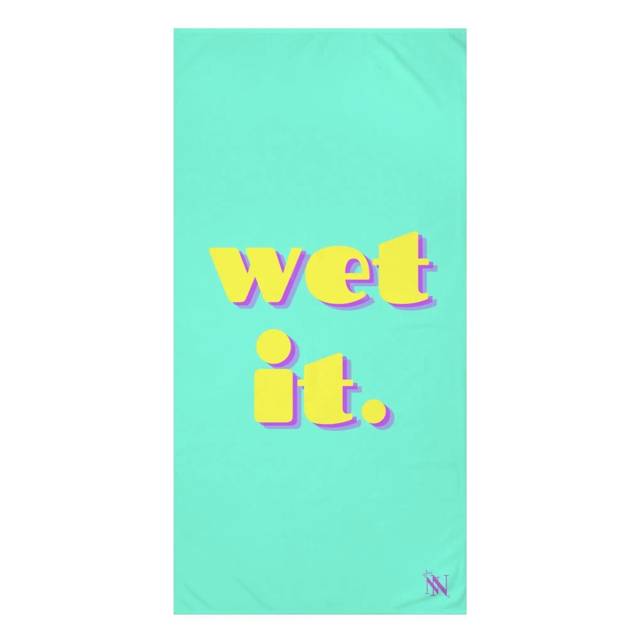 wet it. | Mix & Match Naughty XL Fun-Flirty Lovers’ Towels