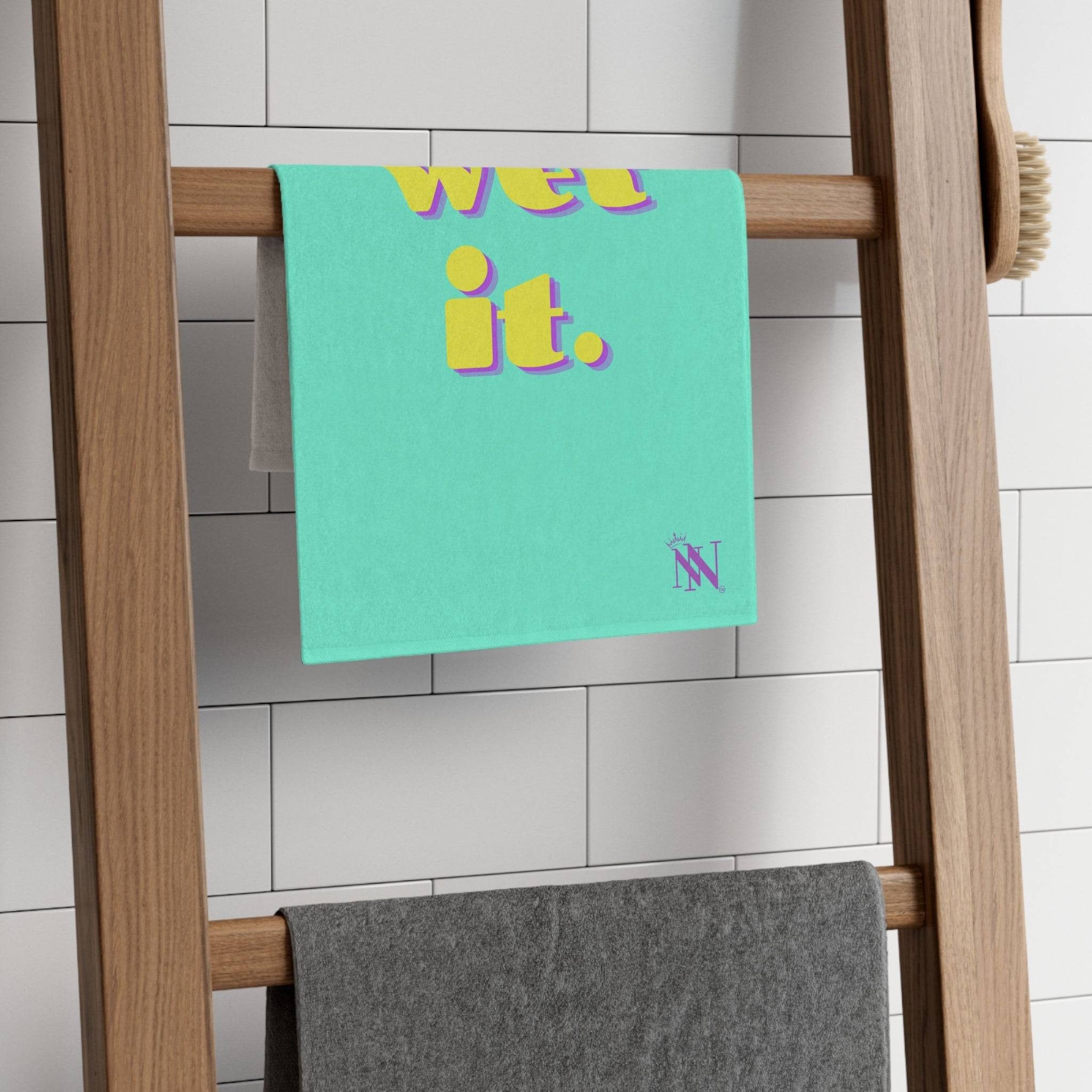 wet it. | Mix & Match Soft Fun-Flirty Lovers’ Towels
