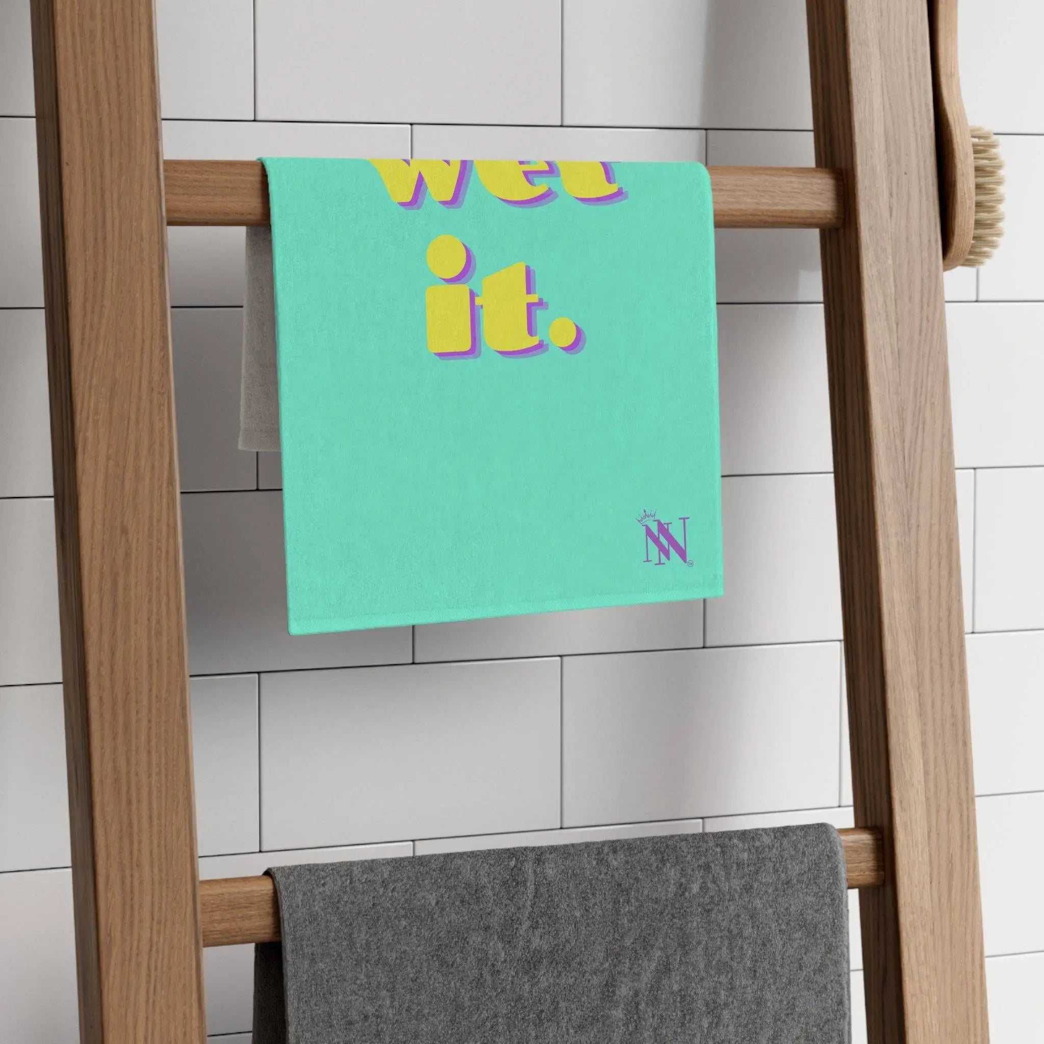 wet it. | Mix & Match Soft Fun-Flirty Lovers’ Towels