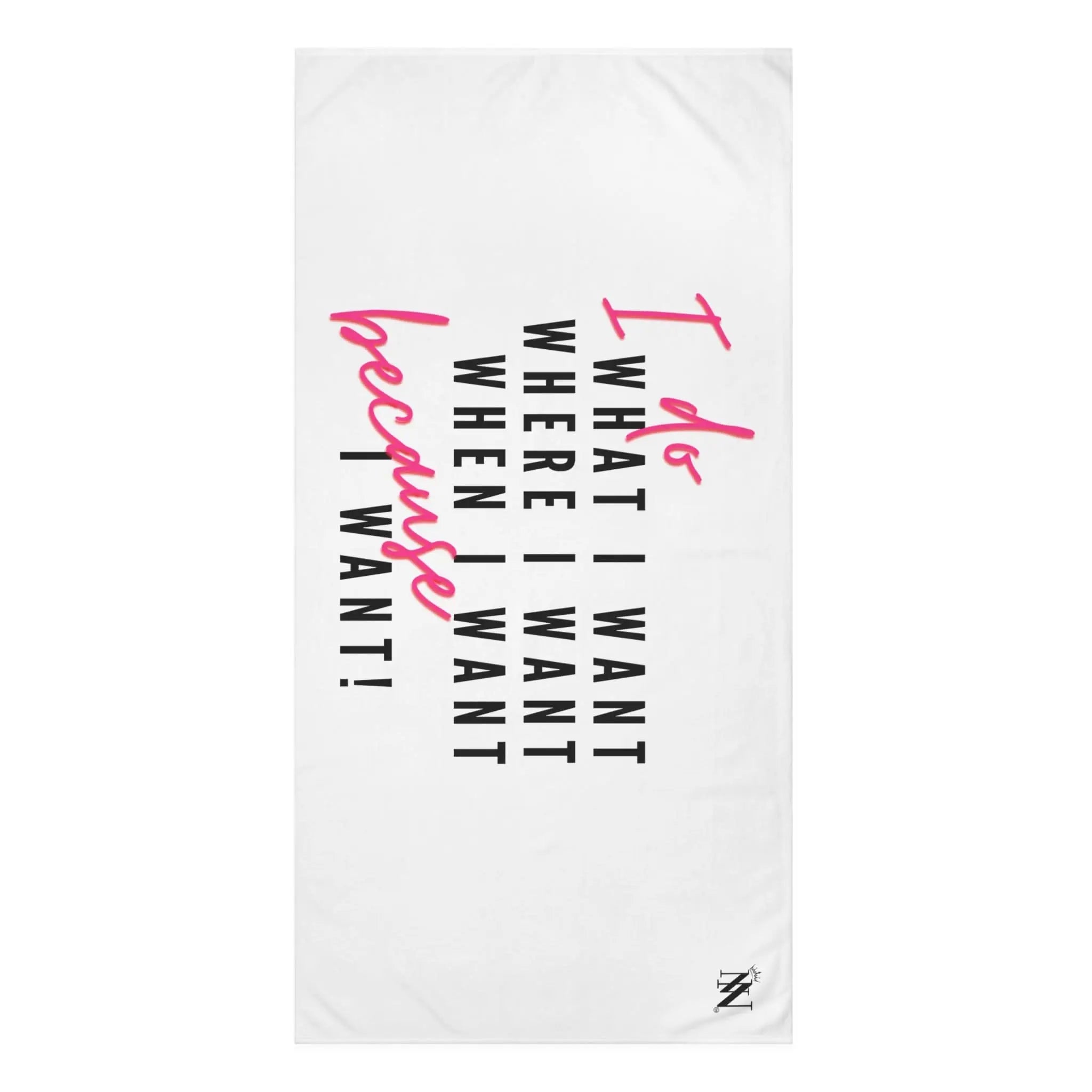 What I Want! | Mix & Match Naughty XL Fun-Flirty Lovers’ Towels