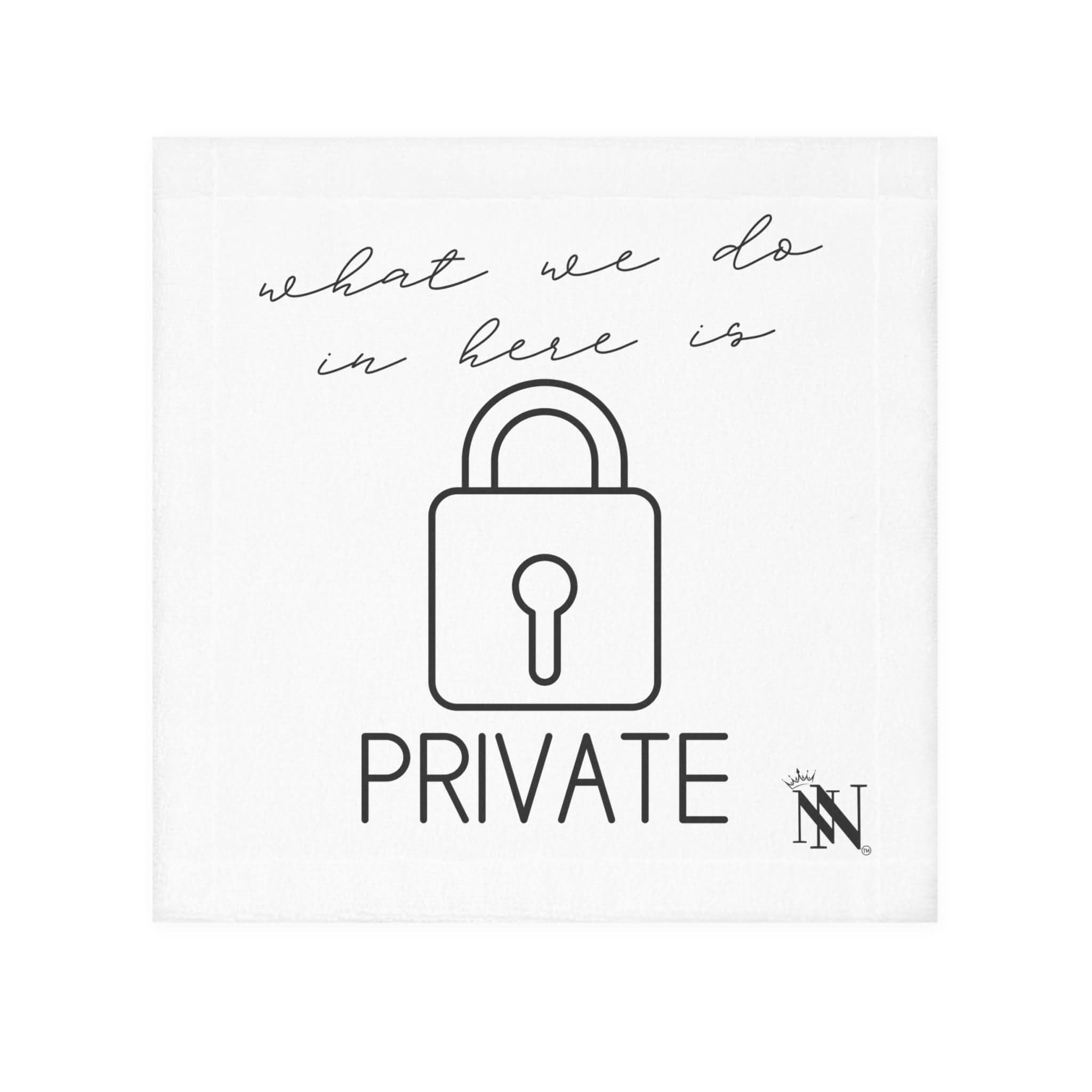 What We Do in Here Is Private | Mix & Match Lils’ Fun-Flirty Lovers’ Towels