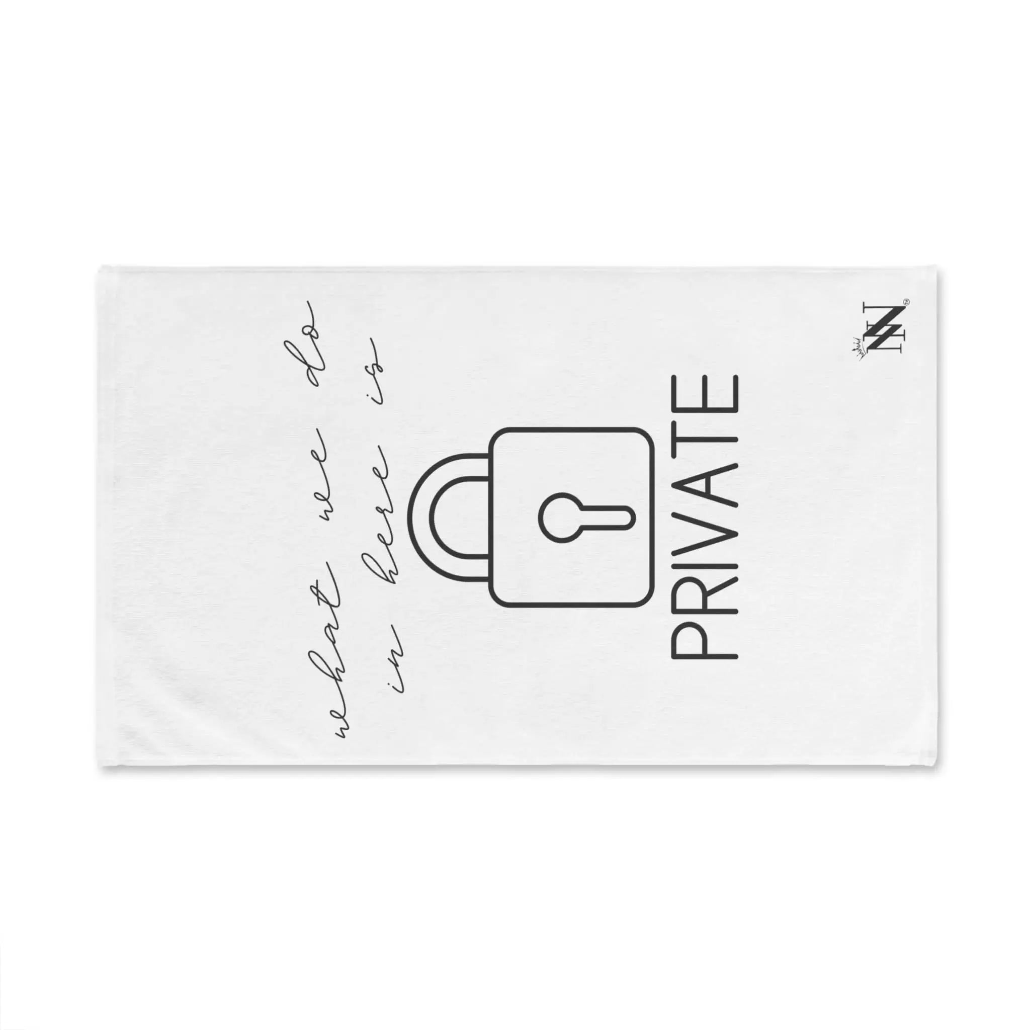 What We Do in Here Is Private | Mix & Match Original Fun-Flirty Lovers’ Towels