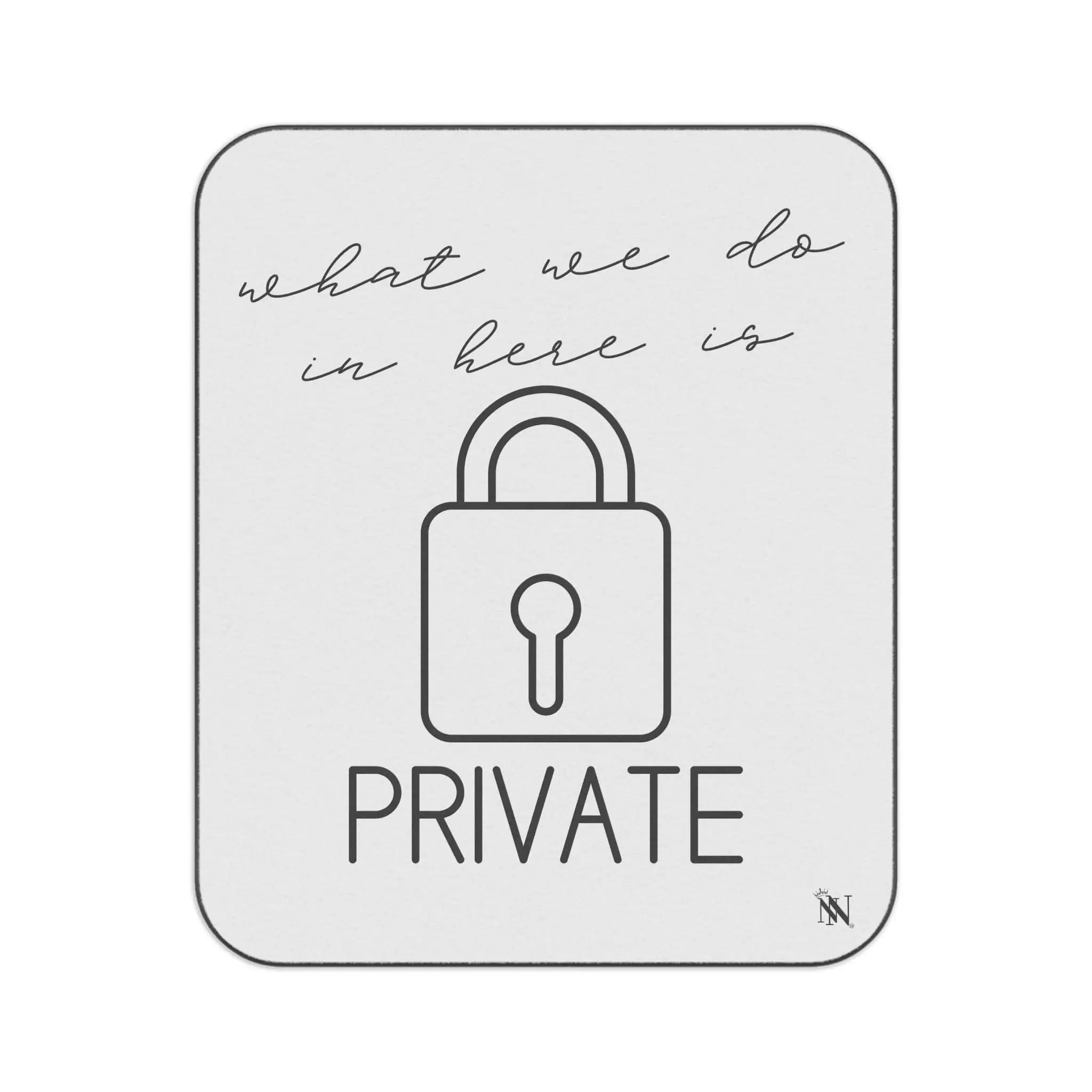 What We Do in Private | Mix Match Fun-Flirty Lovers’ Water-Resistant Blankets