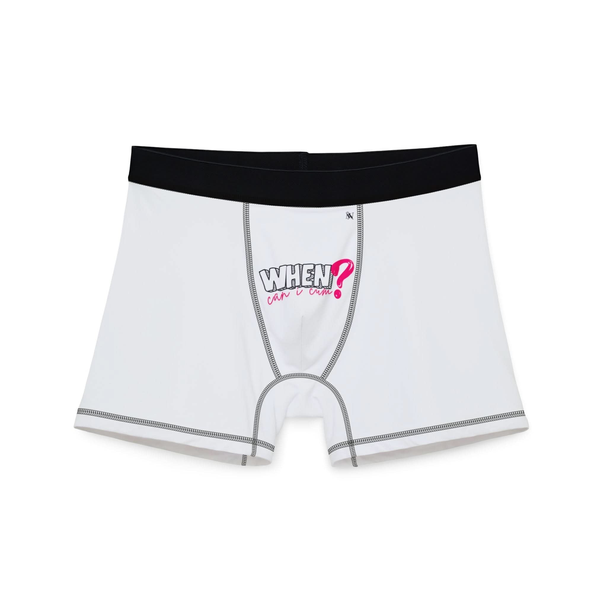 When? Can Cum | Mix & Match Fun-Flirty Lovers’ Boxer Briefs