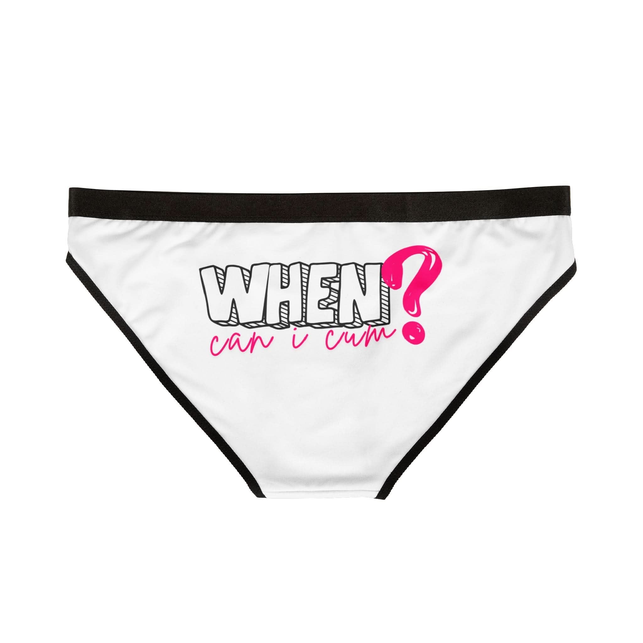 When? Can Cum | Mix & Match Women’s Fun-Flirty Lovers’ Panties