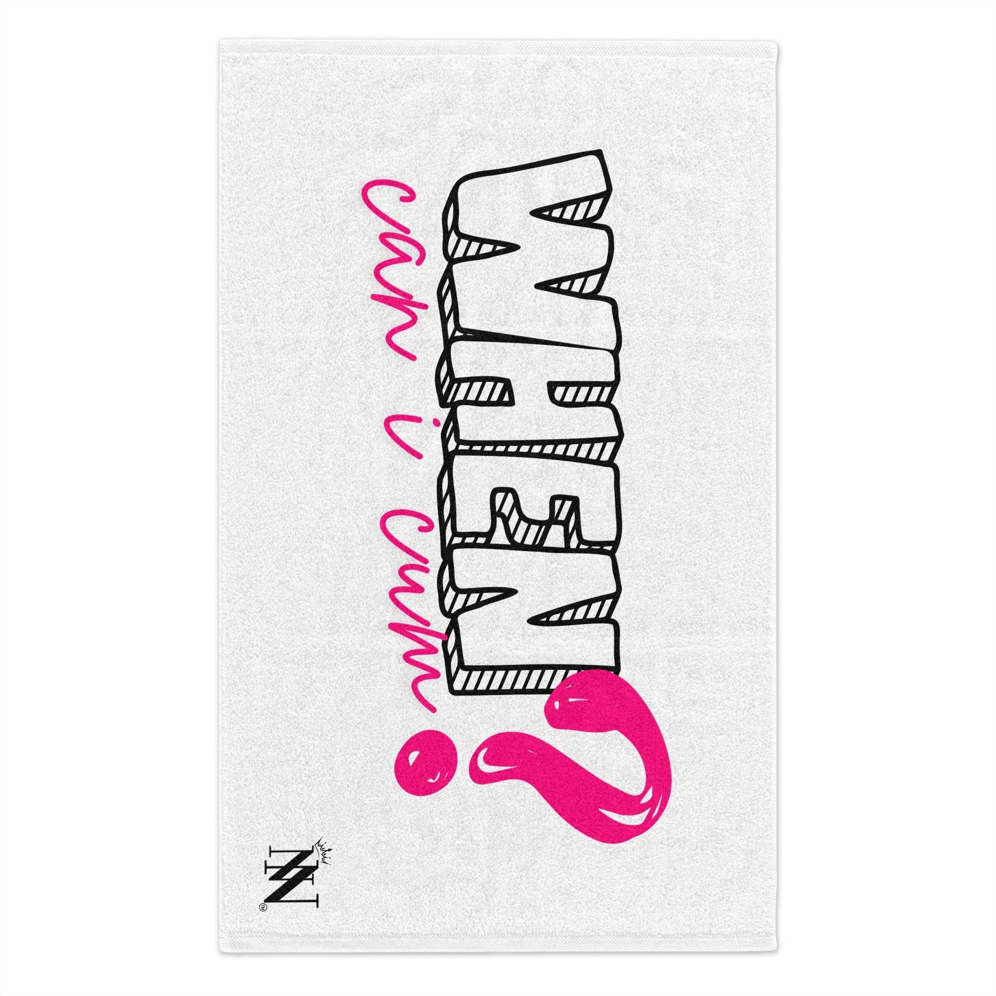 When Can I Cum? | Mix & Match Soft Fun-Flirty Lovers’ Towels