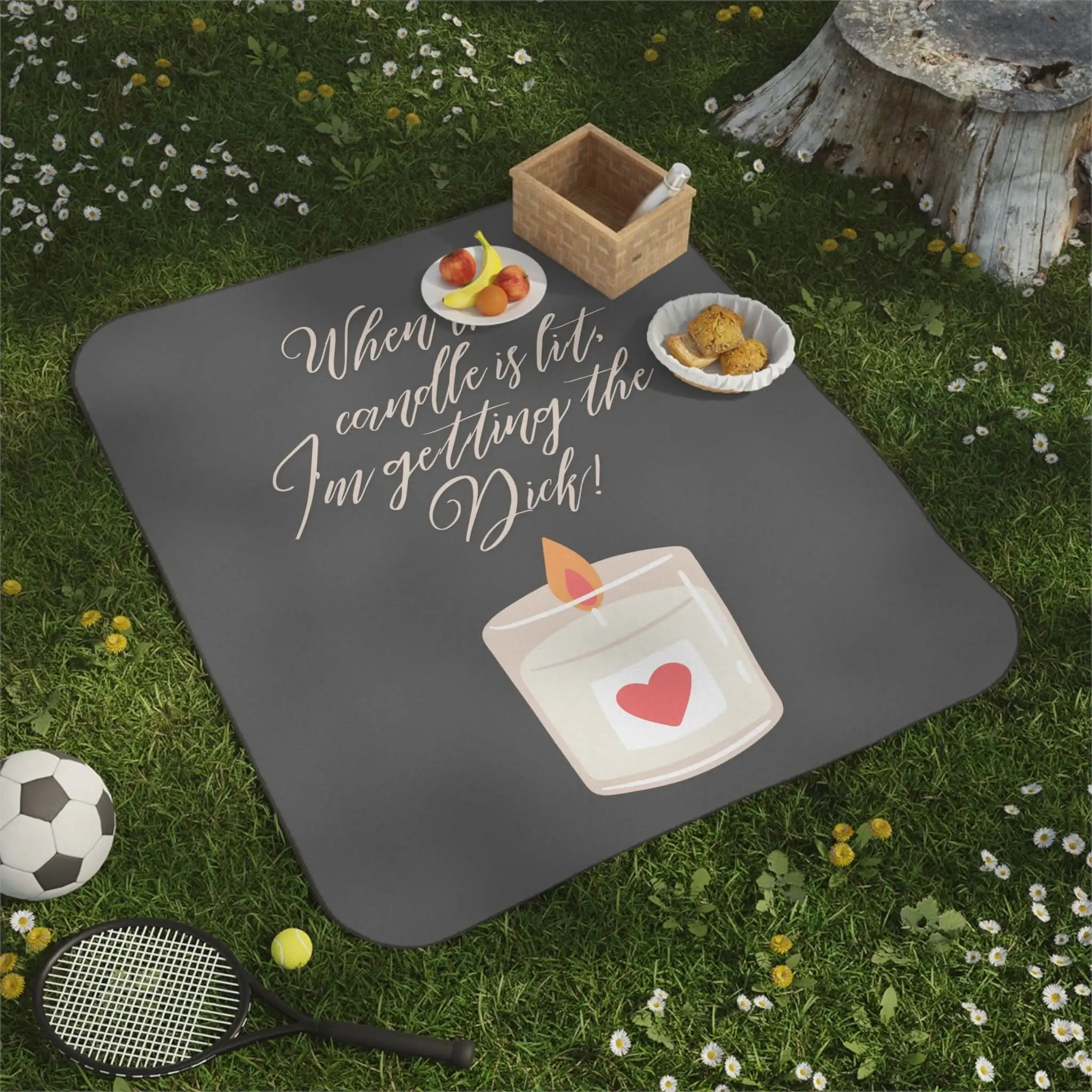 When the Candle is Lit | Mix Match Fun-Flirty Lovers’ Water-Resistant Blankets