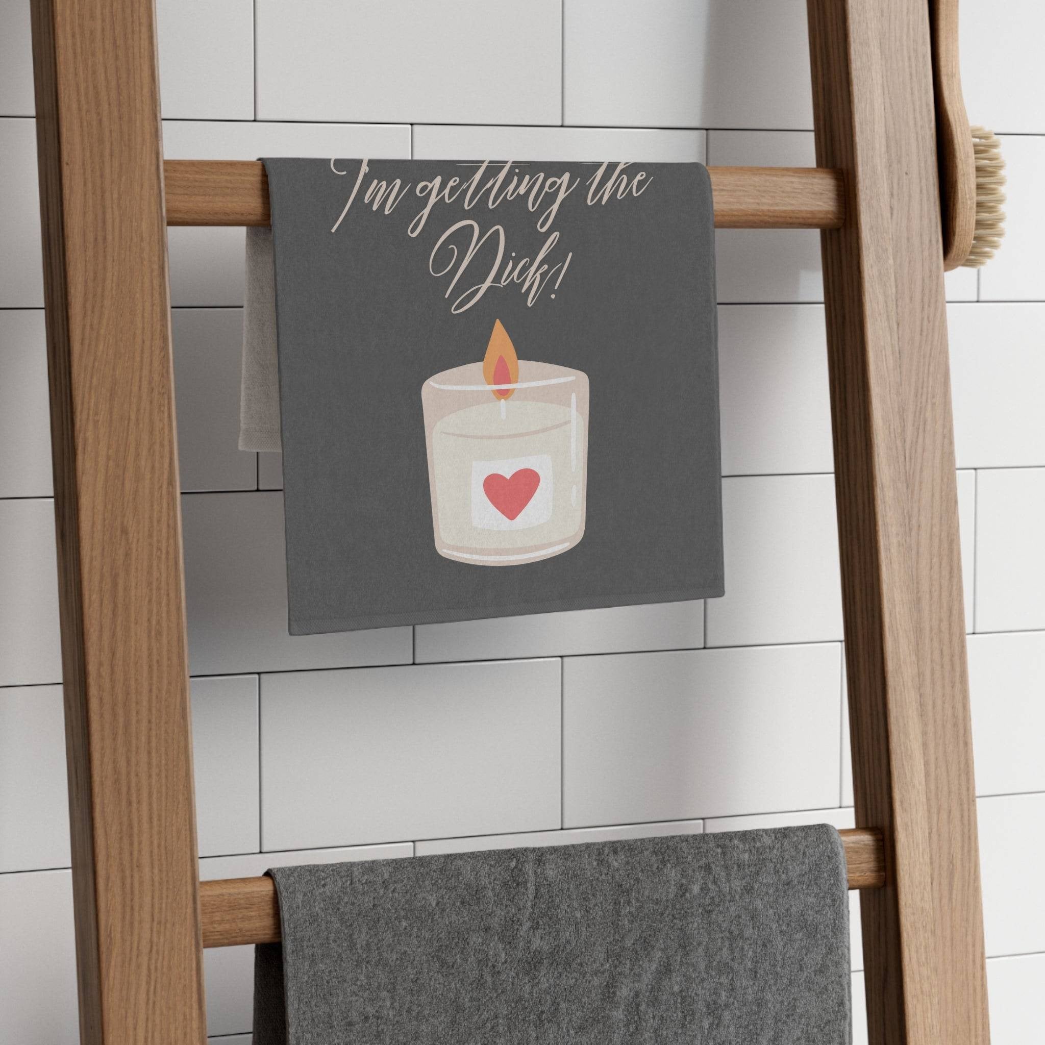 When the Candle is Lit | Mix & Match Soft Fun-Flirty Lovers’ Towels