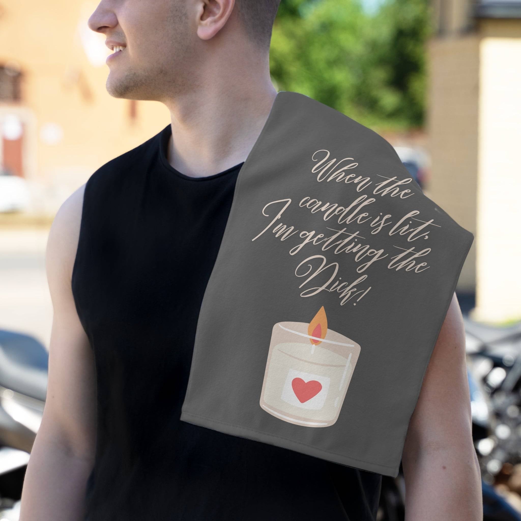 When the Candle is Lit | Mix & Match Soft Fun-Flirty Lovers’ Towels