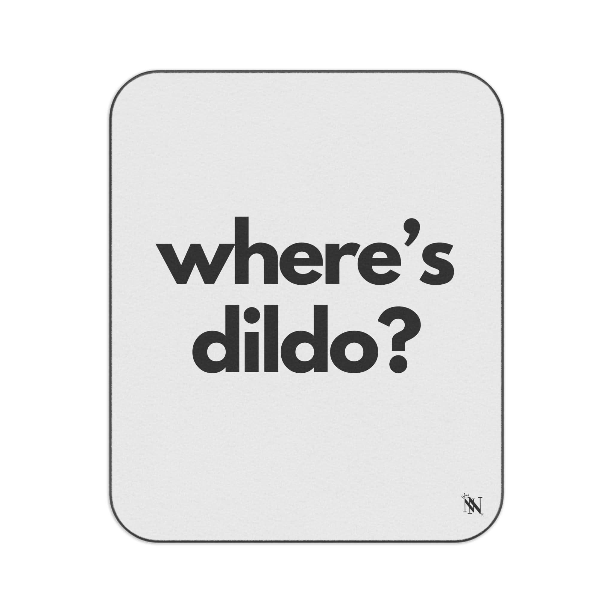 Where’s Dildo? | Mix Match Fun-Flirty Lovers’ Water-Resistant Blankets