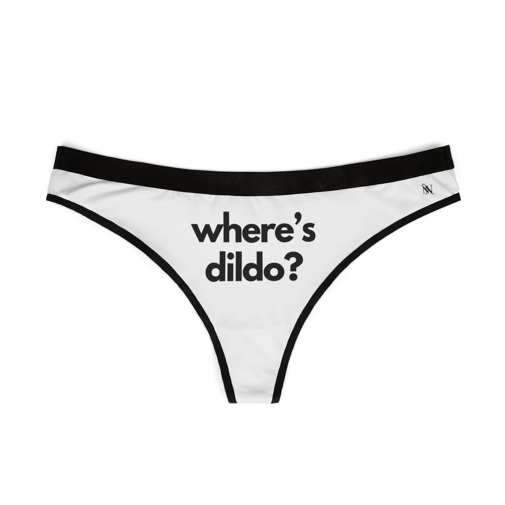 Where’s Dildo? | Mix & Match Women’s Fun-Flirty Lovers’ Thongs