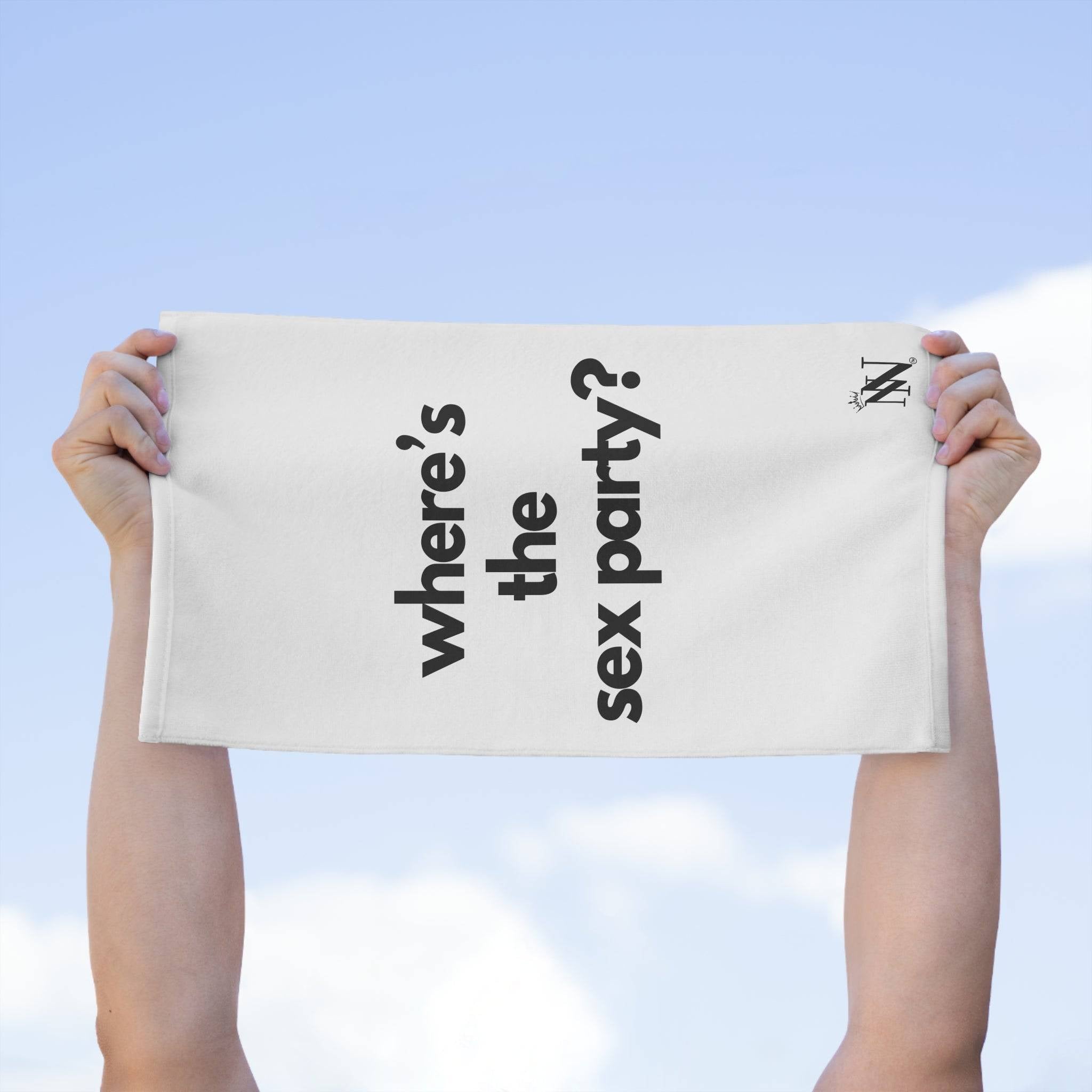 Where’s the Sex Party? | Mix & Match Soft Fun-Flirty Lovers’ Towels