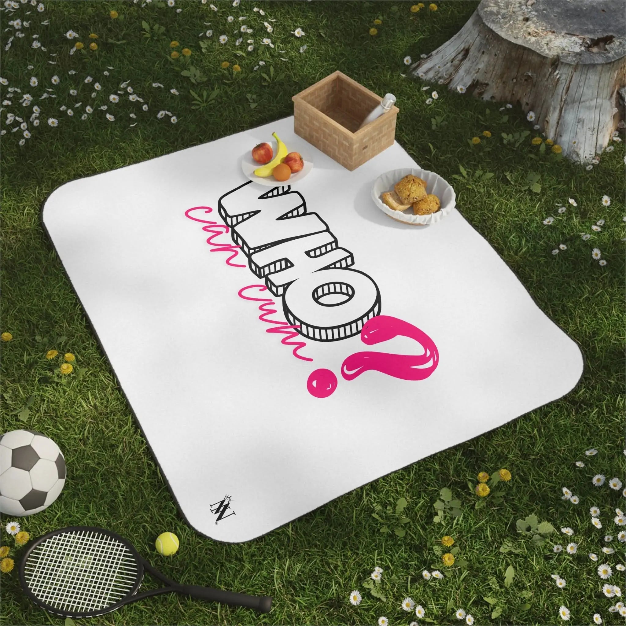 Who? Can Cum | Mix Match Fun-Flirty Lovers’ Water-Resistant Blankets