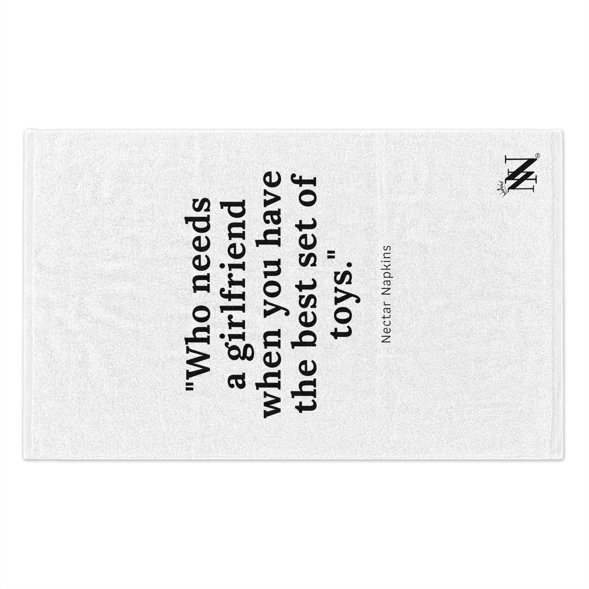 Who Needs a Girlfriend? | Mix & Match Soft Fun-Flirty Lovers’ Towels