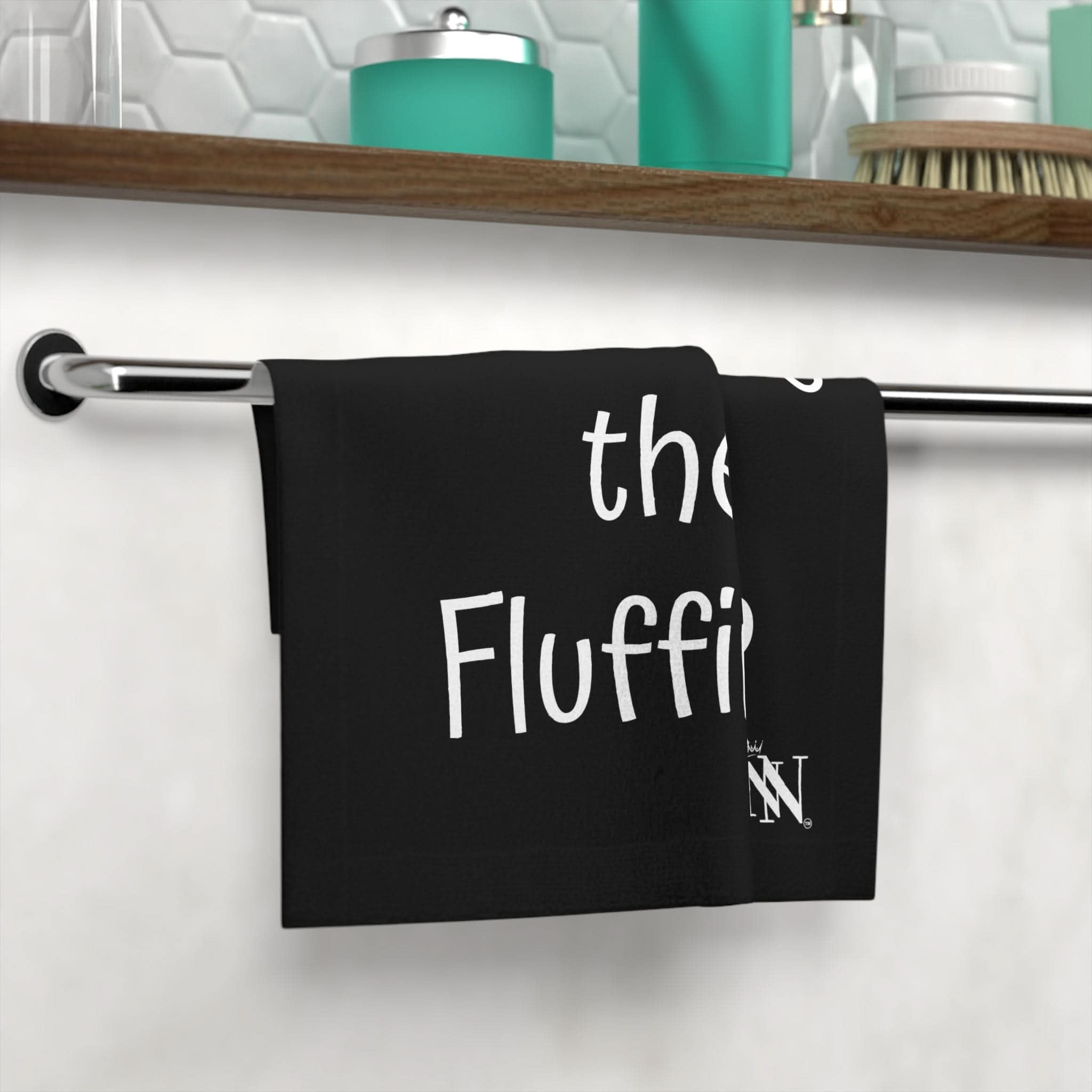 Who’s Fluffing? Black | Mix & Match Lils’ Fun-Flirty Lovers’ Towels