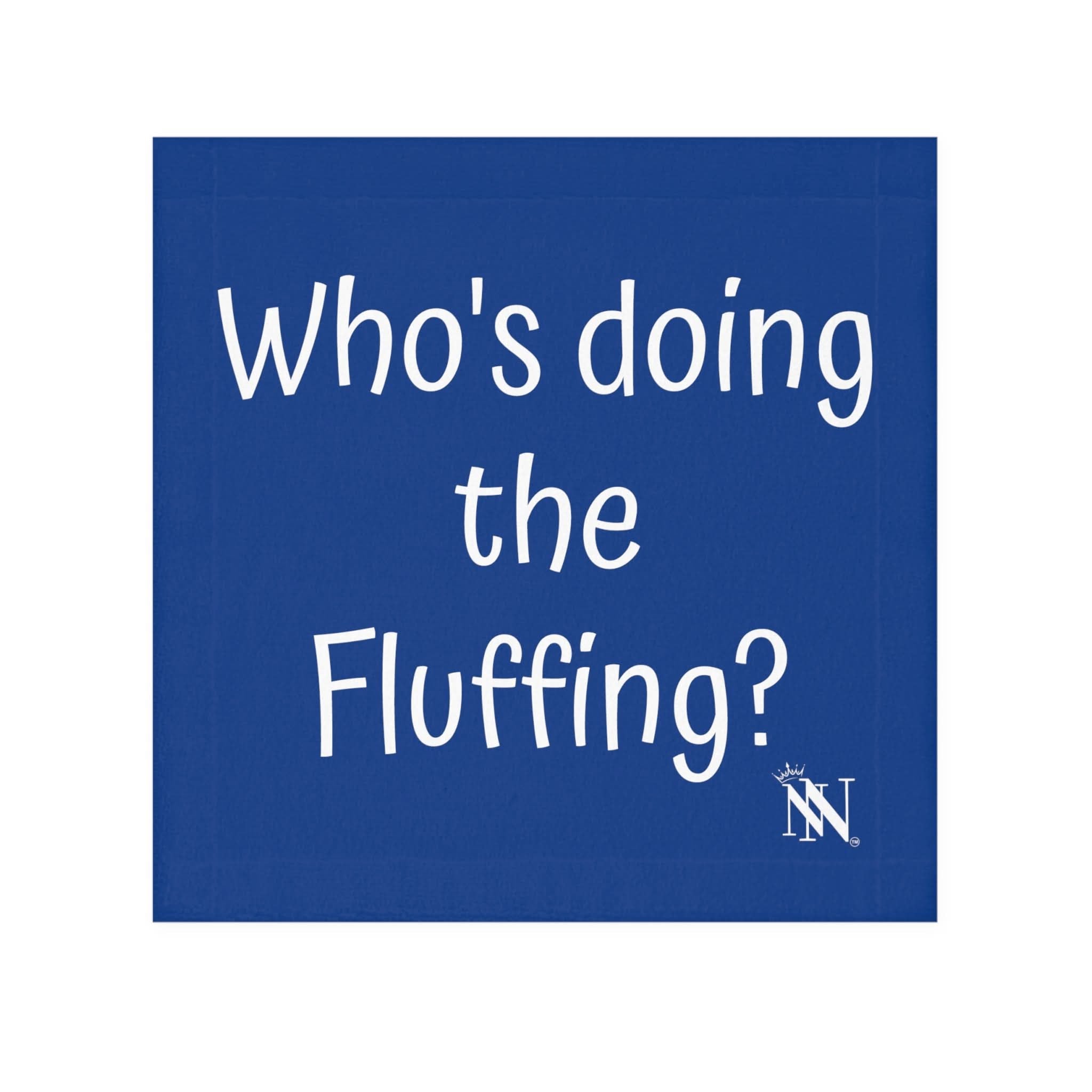 Who’s Fluffing? Blue | Mix & Match Lils’ Fun-Flirty Lovers’ Towels
