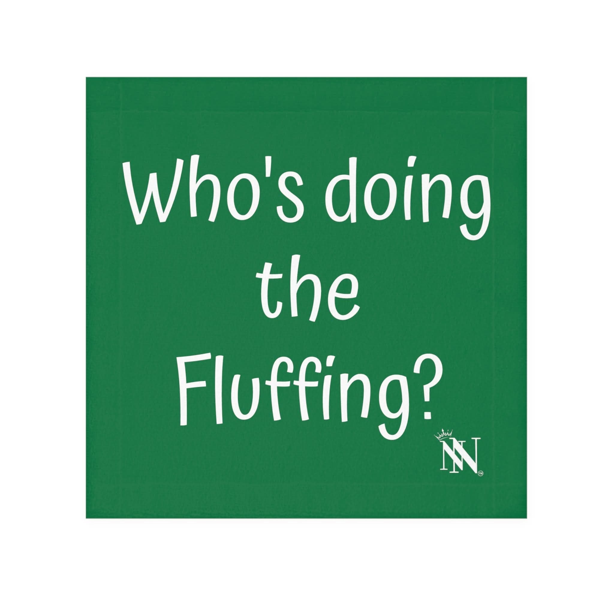 Who’s Fluffing? Green | Mix & Match Lils’ Fun-Flirty Lovers’ Towels